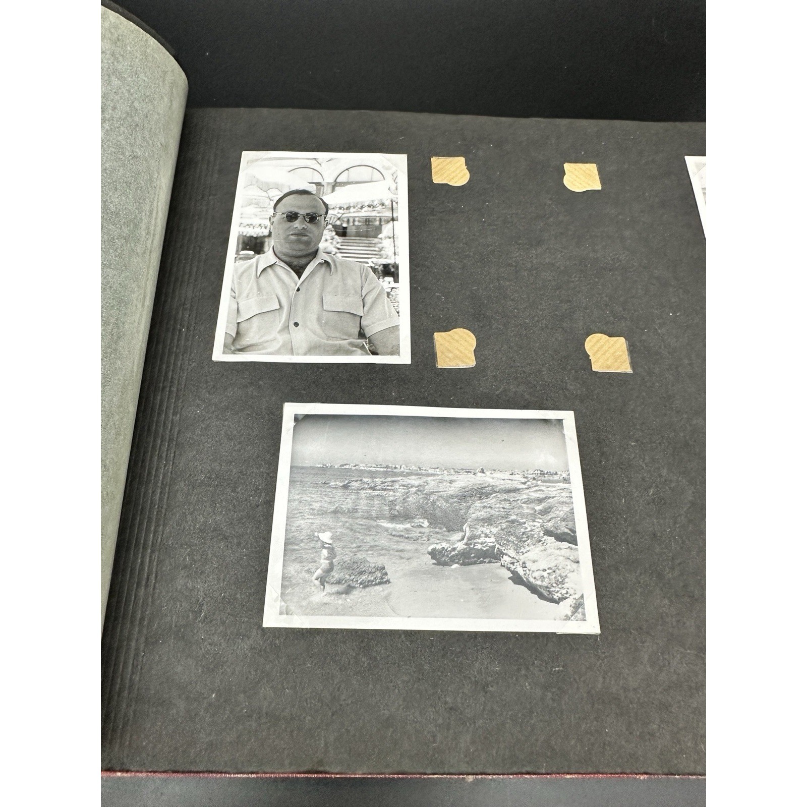 Antique Photo Album 1951 Post War Germany Sweden Portugal Travel Photographs JS