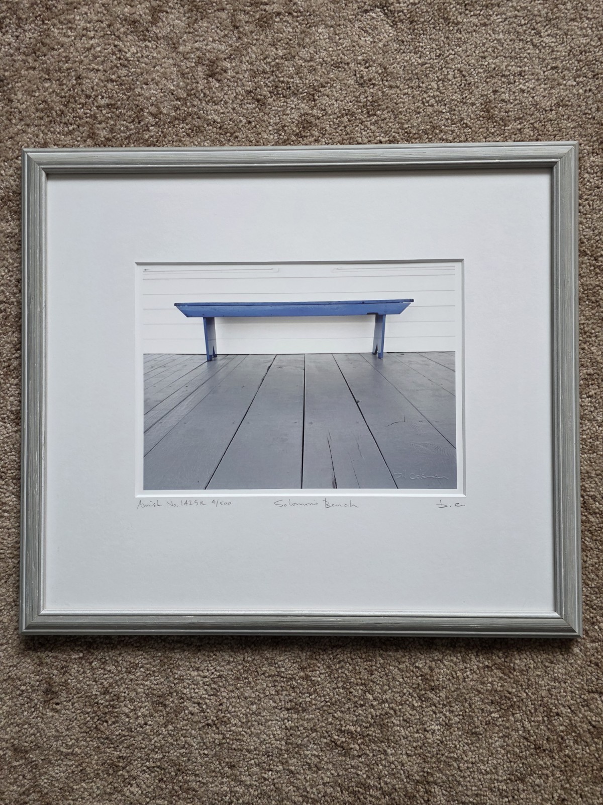 Bill Coleman Amish Photography Framed w/ Authenticity Certificates Set Of 3