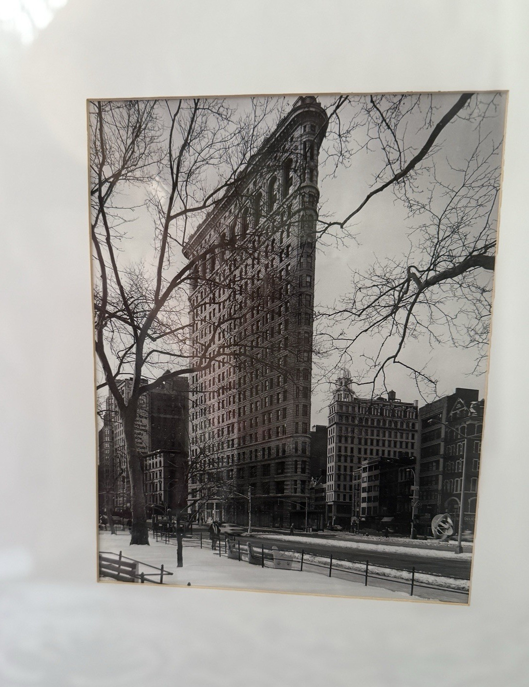 Christopher Bliss “NYC Scenes” Flatiron Building NYC Black & White Photo Framed