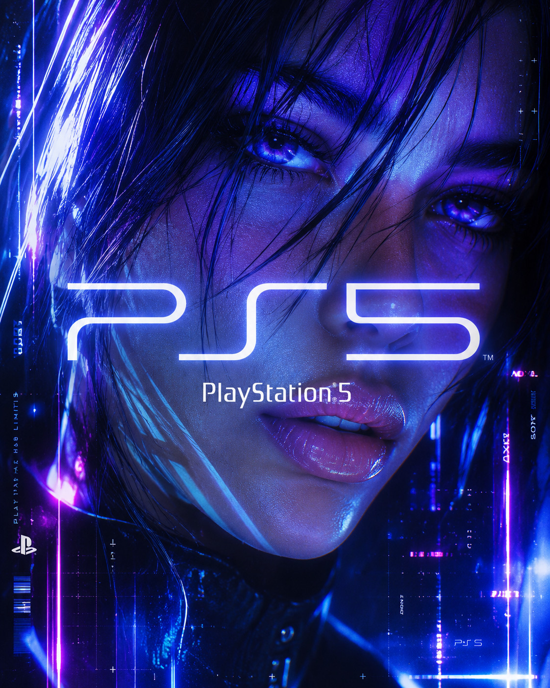Digital PS2 PS3 PS4 PS5 Gamer Room Posters PNG Bundle Digital Download Wall Art