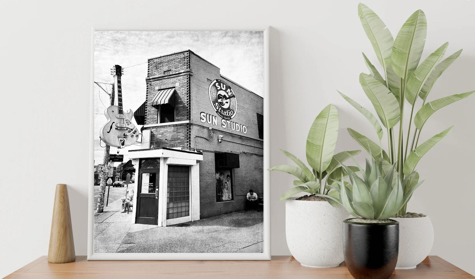 Memphis Sun Studio Photography Print – Tennessee Vintage Music Home Decor