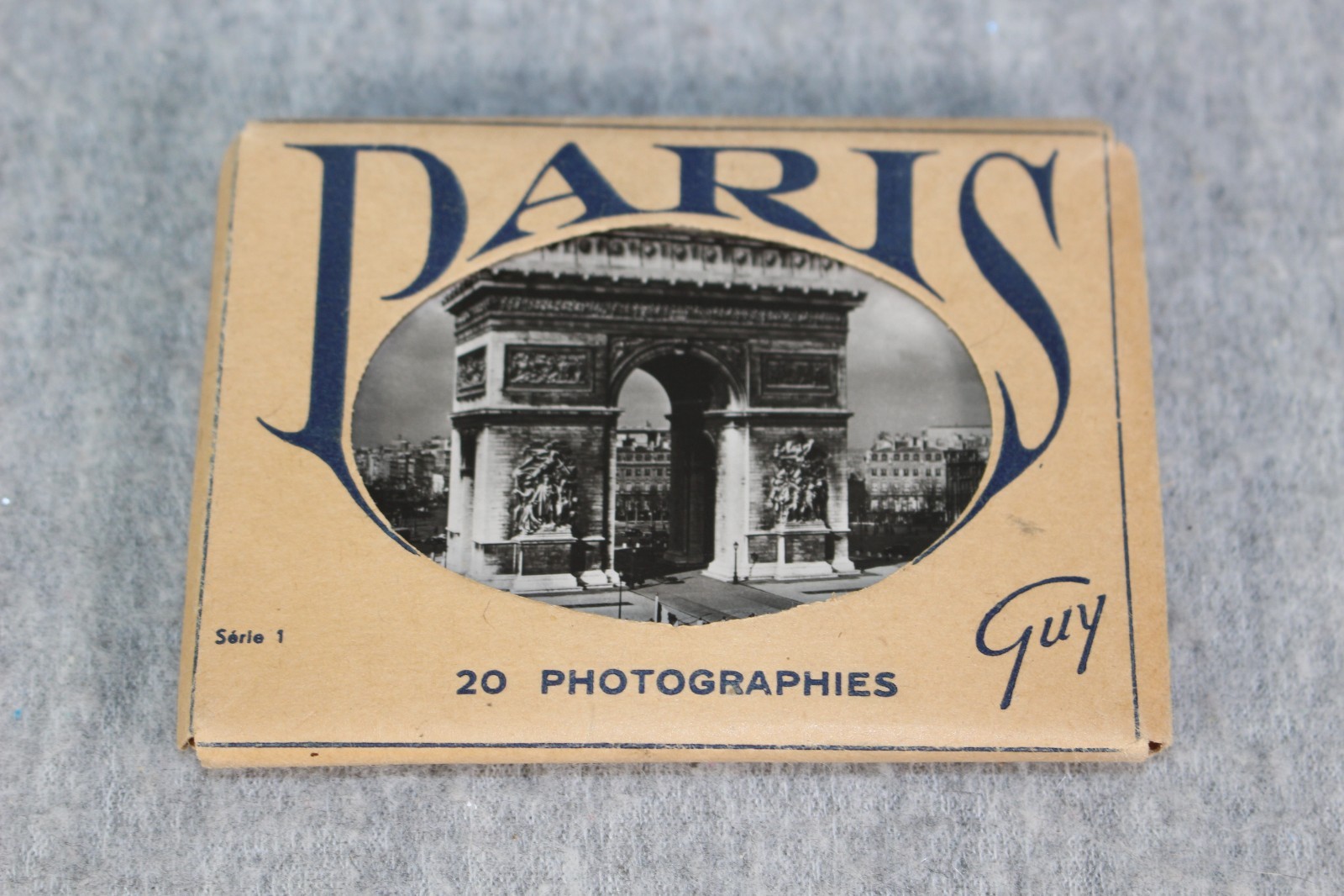 PARIS VINTAGE PHOTOGRAPHS Souvenir Photo Booklet Travel Postcard 1950s Mixed Lot