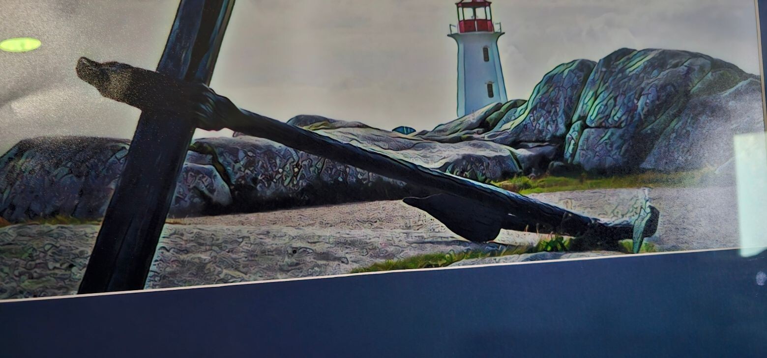 Framed and Matted High Quality Photograph of Peggy’s Cove, Nova Scotia