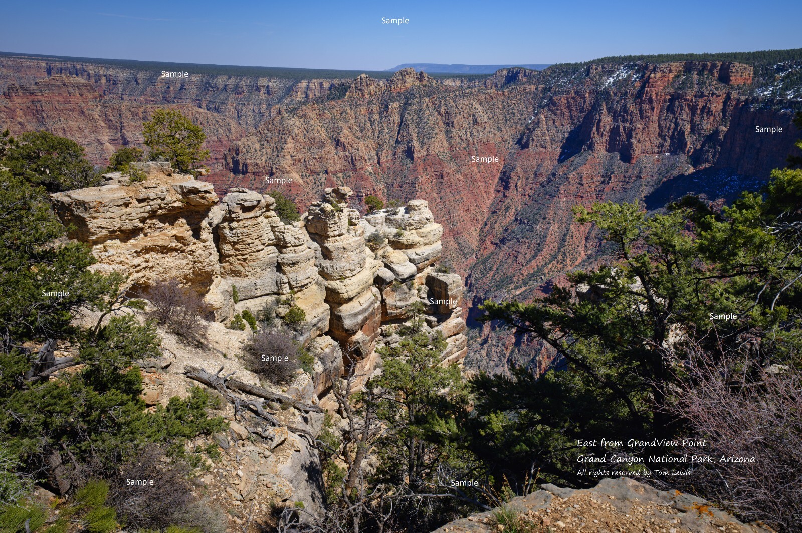 Grand Canyon National Park Grandview Point Arizona Poster Photo Print GC07