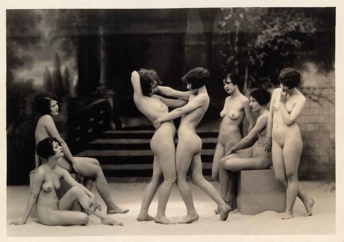 8 Photo SET by Albert Arthur Allen – Vintage 1920’s Nudes ART DECO