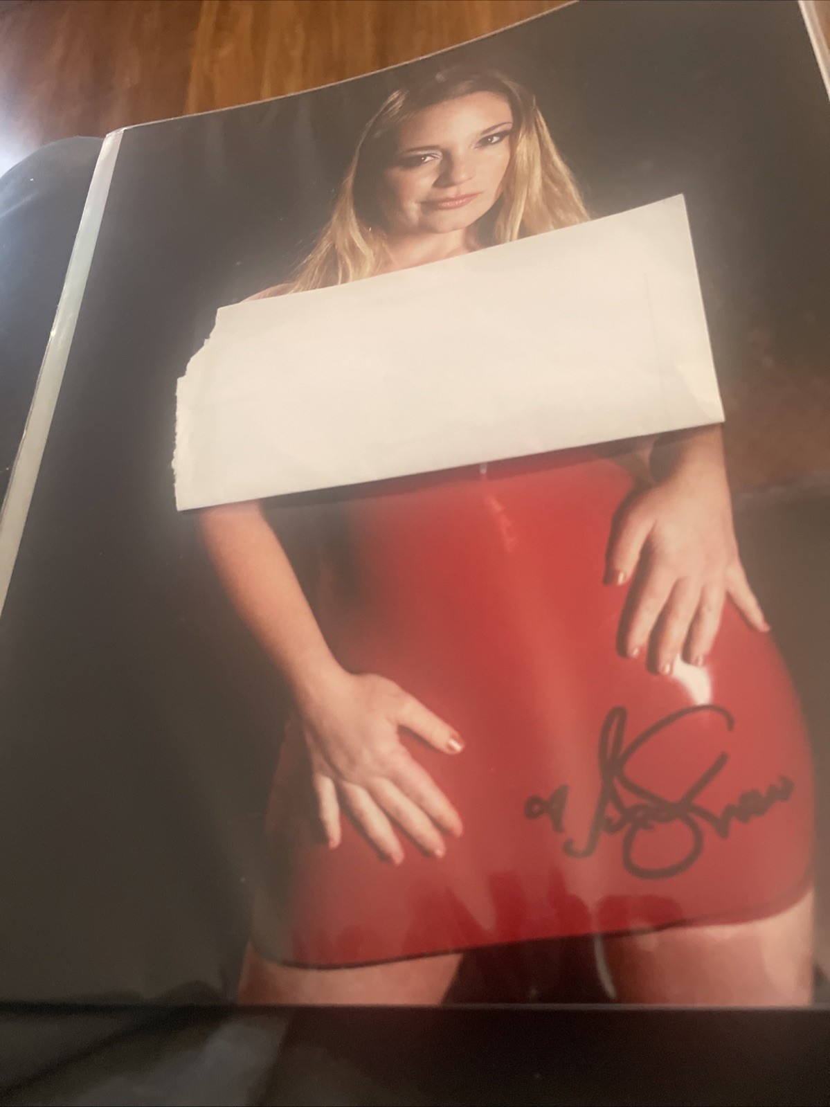 Aurora Snow Autographed 8×10 Photo Pornstar Adult Model COA