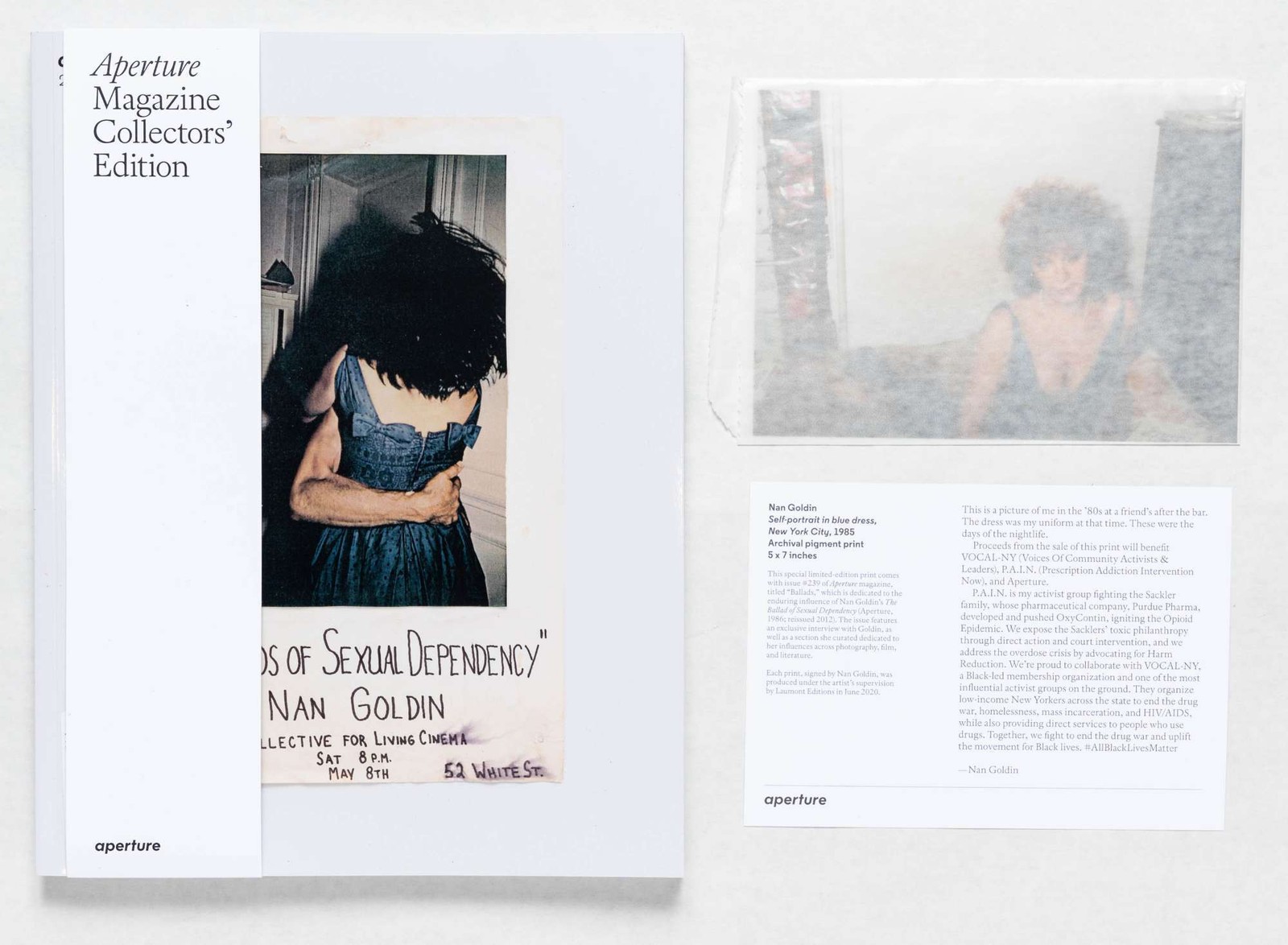 Nan Goldin / Ballad of Sexual Dependency SIGNED LIMITED EDITION issued 1st 2020