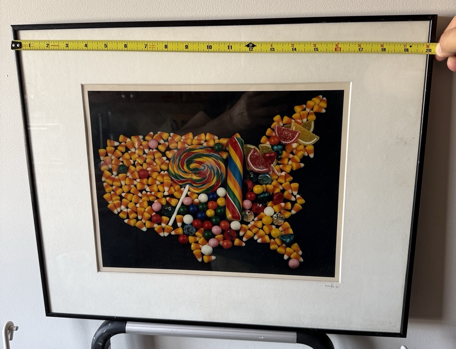 Robert Allen Merlo “America” Vintage Signed Framed Photograph 1982 Art Candy