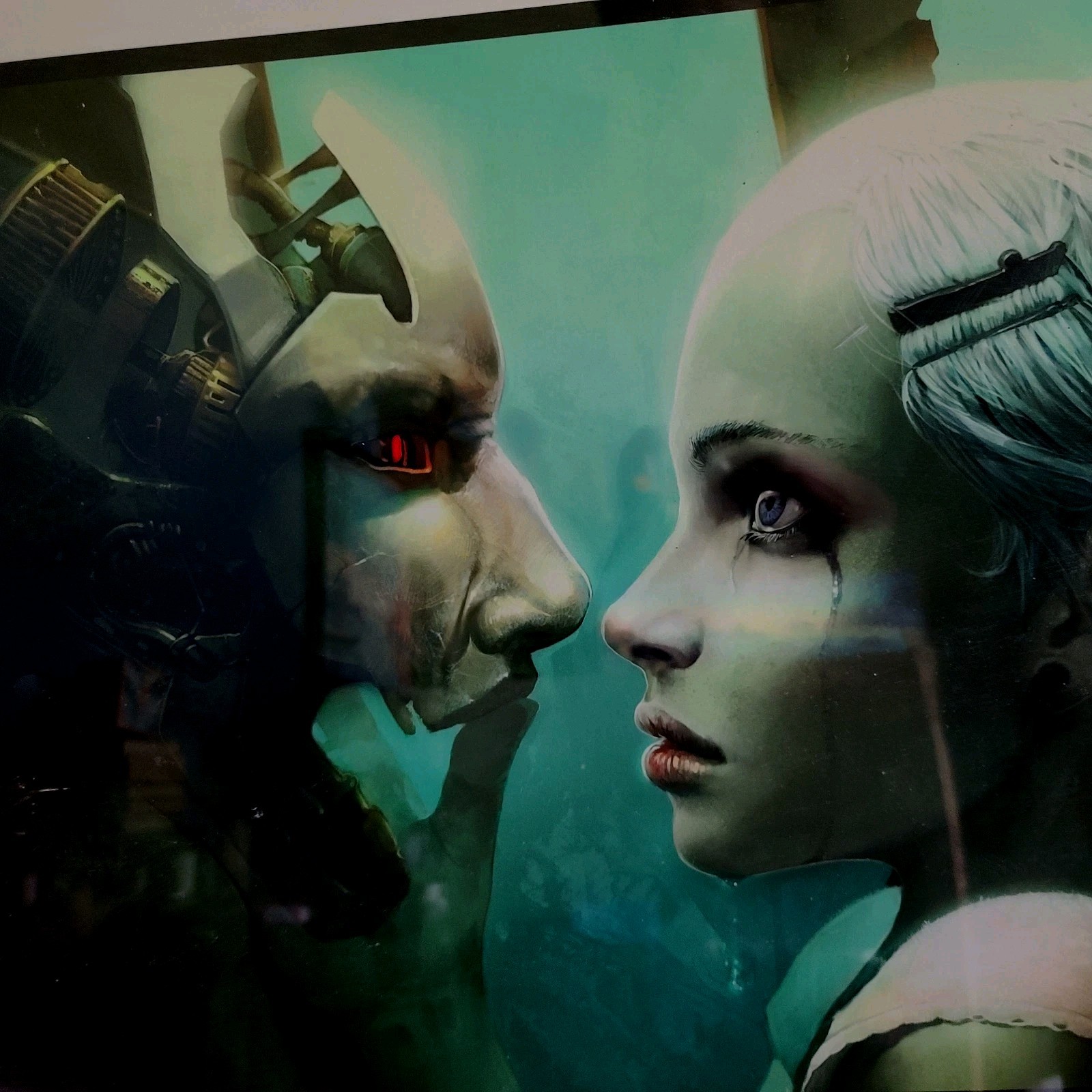 Digital Art Photo Master Artist Marc Brunet Sci-fi CYBER Futuristic Encounter