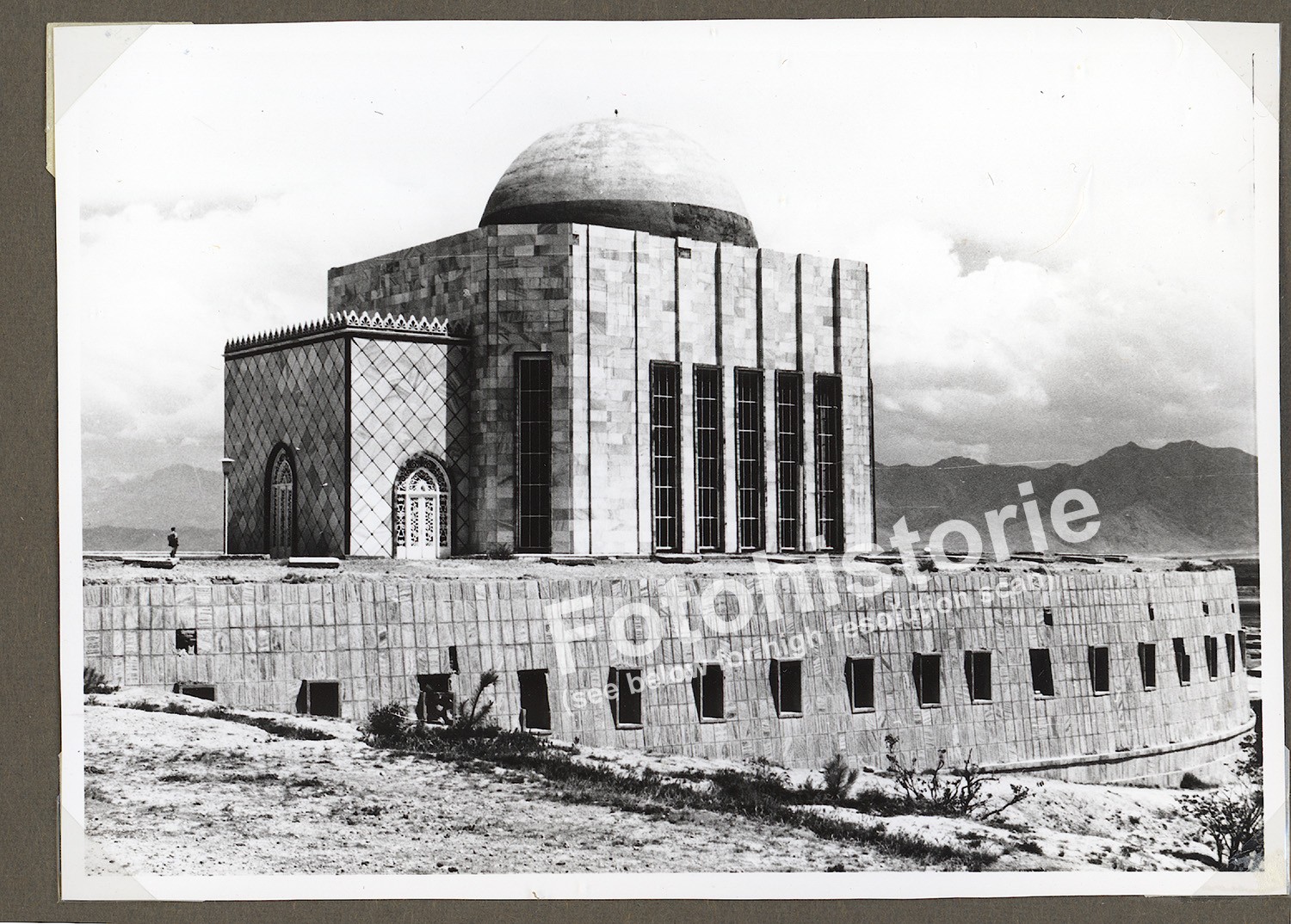 Photo Kabul Mausoleum King Nadir Shah Tapa Maranjan Afghanistan 1960s