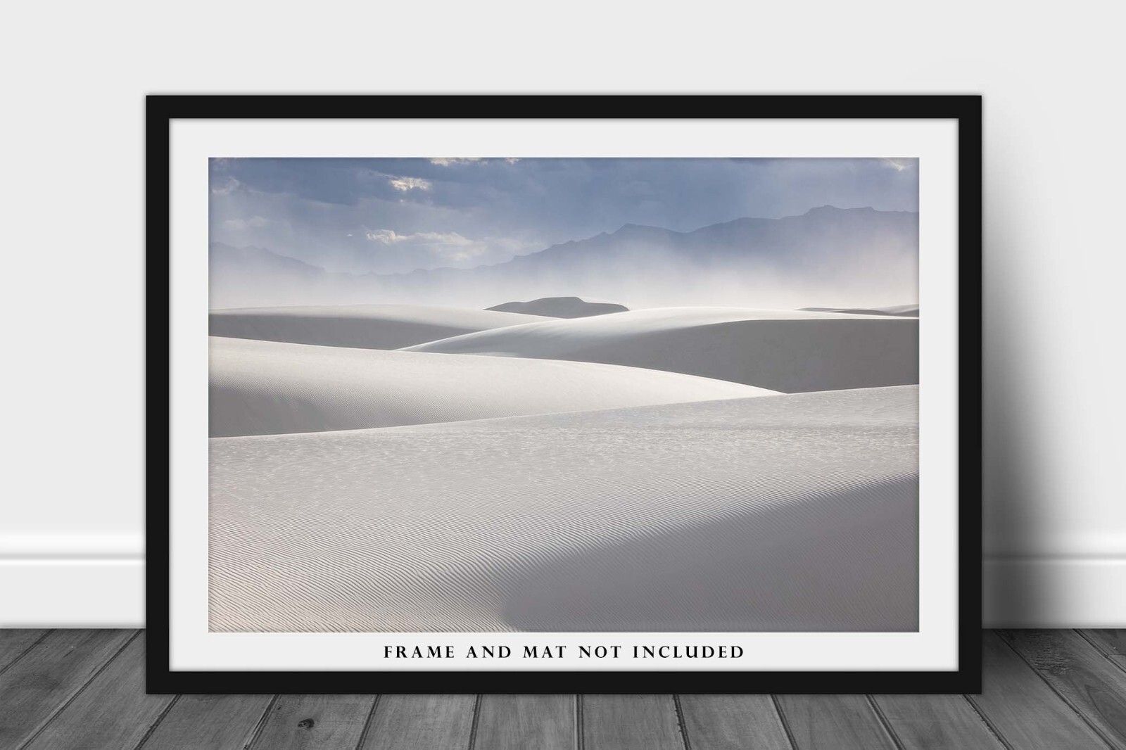 White Sands National Park Photography Print – Abstract Sand Dunes in New Mexico