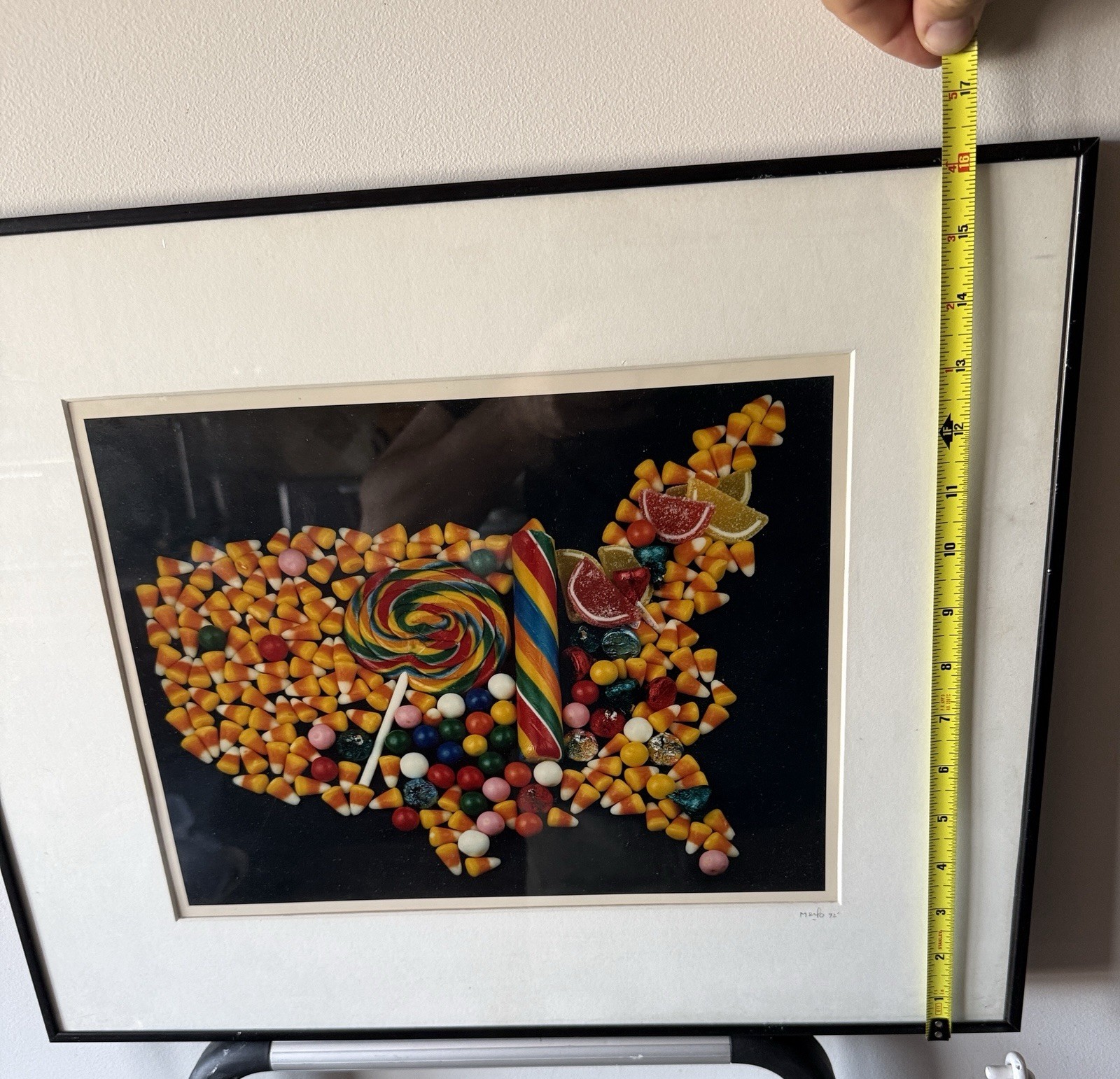 Robert Allen Merlo “America” Vintage Signed Framed Photograph 1982 Art Candy