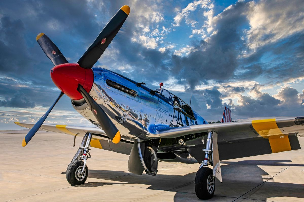 WWII North American P51C Mustang Signed Limited Edition Photographic Print