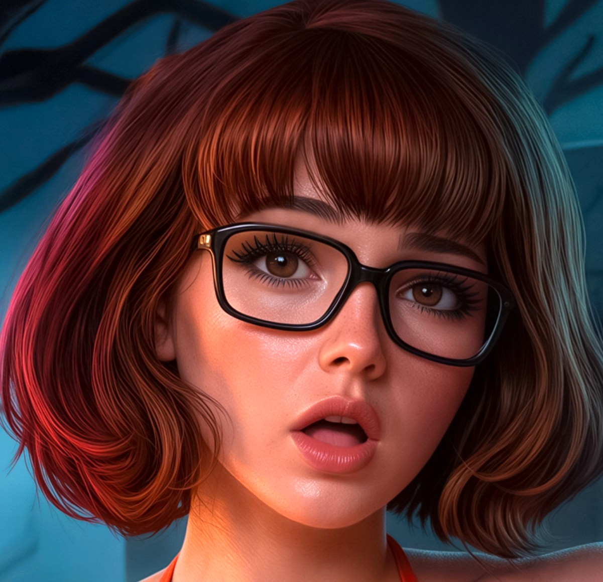 Sexy Velma Dinkley and Daphne Blake in Lingerie Metal Sign Wall Art 14″ x 11″