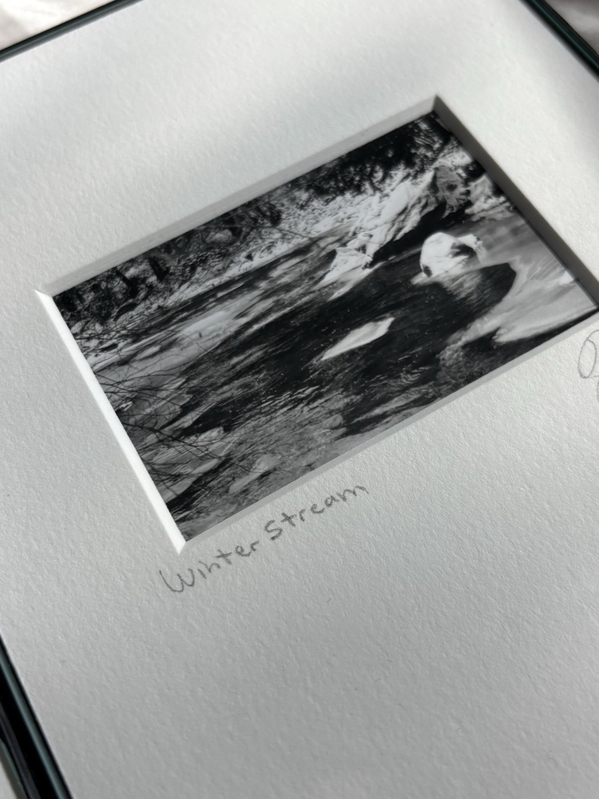 3 Black & White Minimal Modern Framed Photo Art Nature Titled Artist Signed