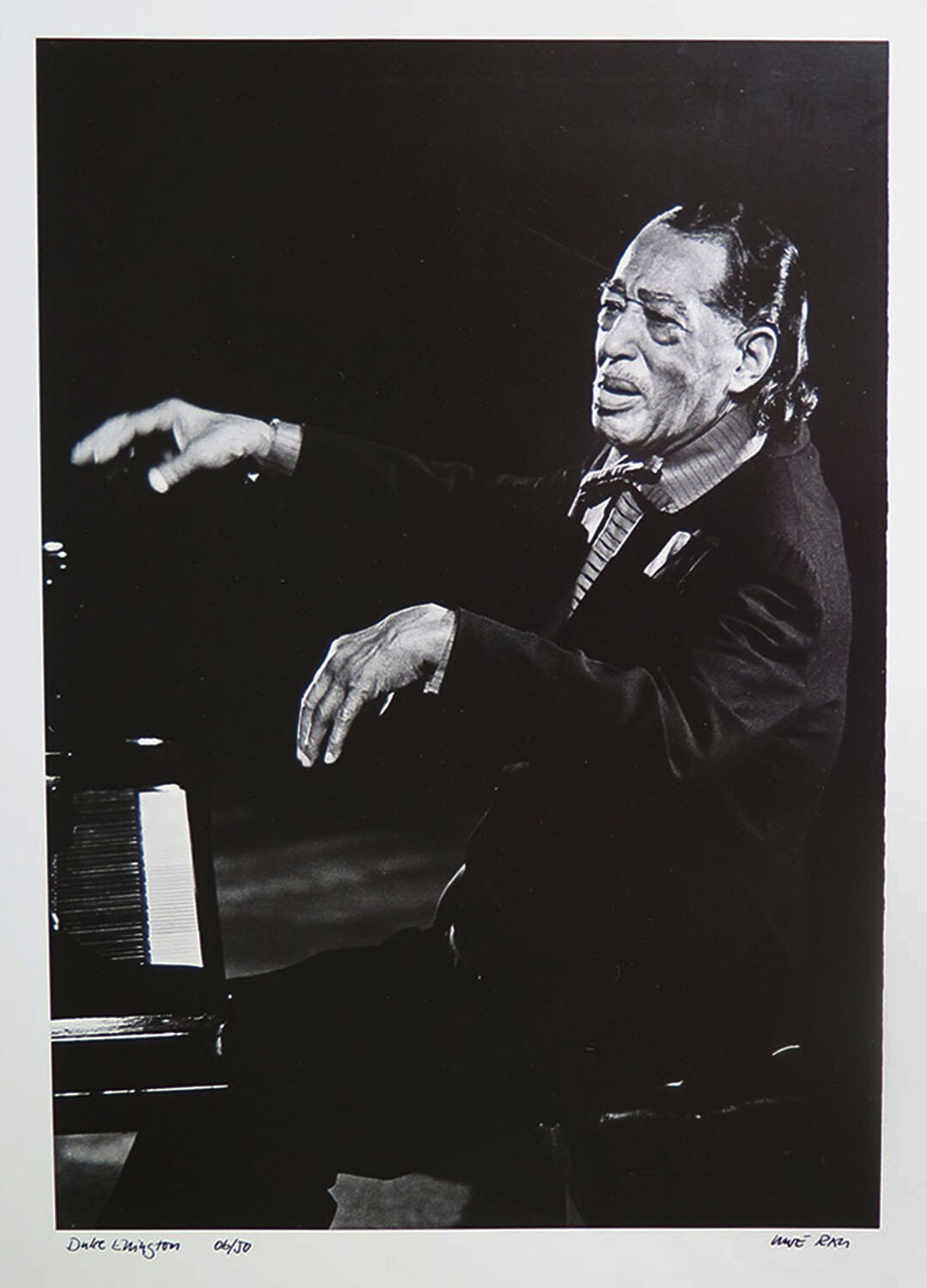 Uwe Rau – Duke Ellington 16×20 SIGNED black & white archival photograph REDUCED