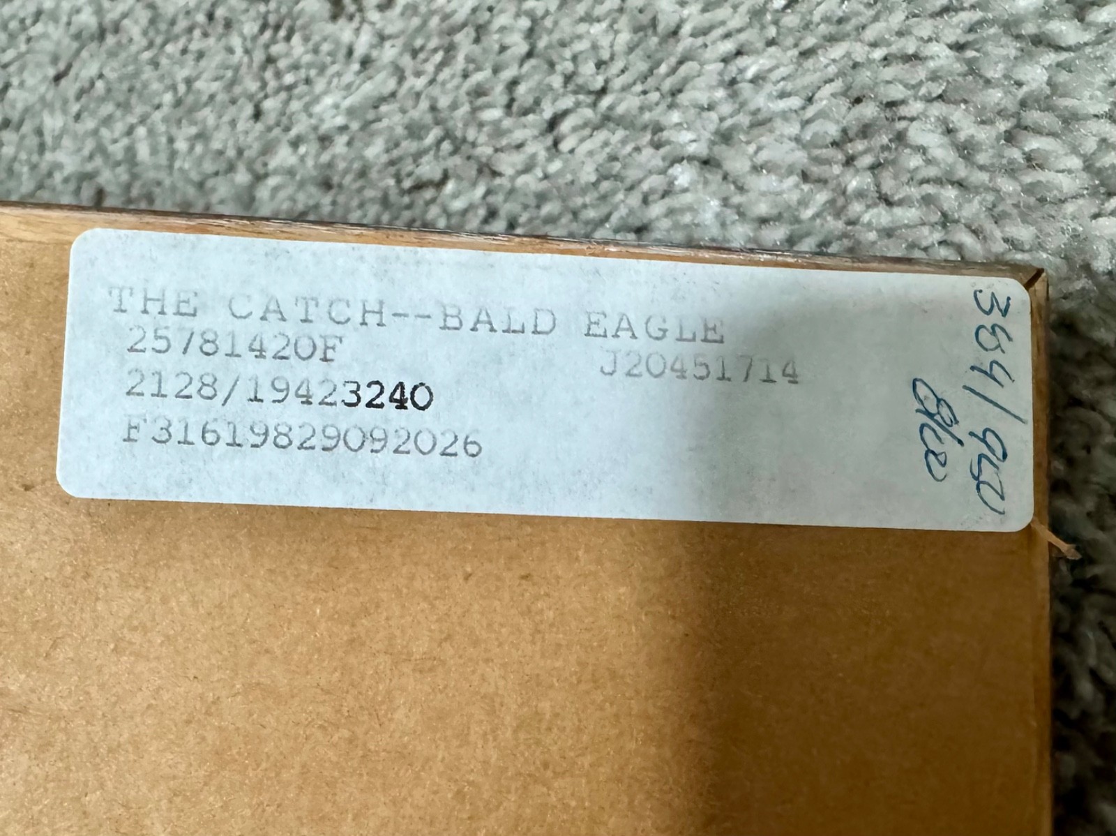 “The Catch- Bald Eagle” signed by tom mangelsen
