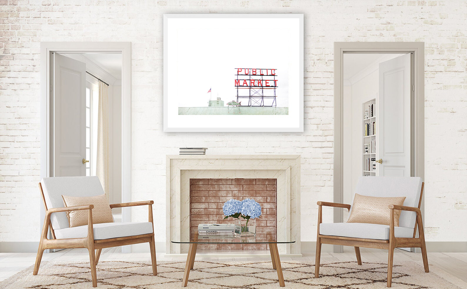 Seattle Washington – Public Fish Market Sign – Travel, Wall Art, Photography