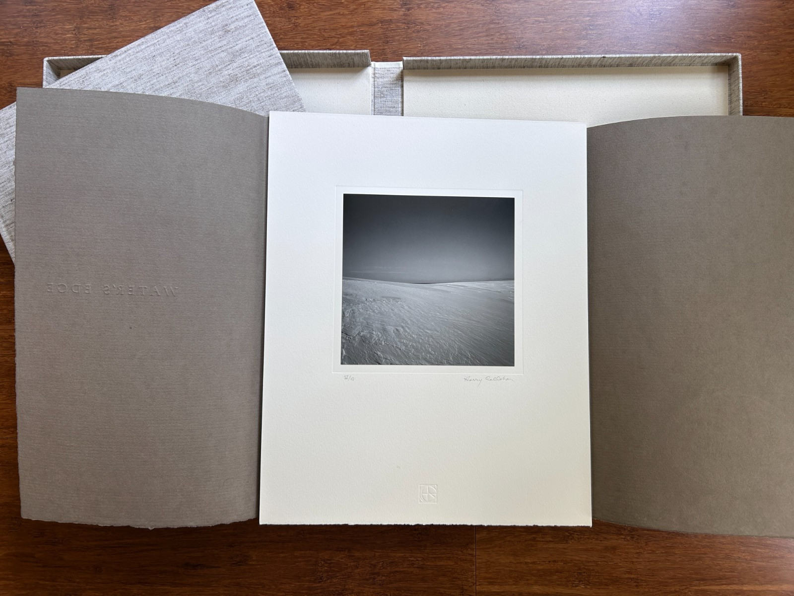 Harry Callahan Water’s Edge Gelatin Silver Photograph Cape Cod 1972 Signed Print