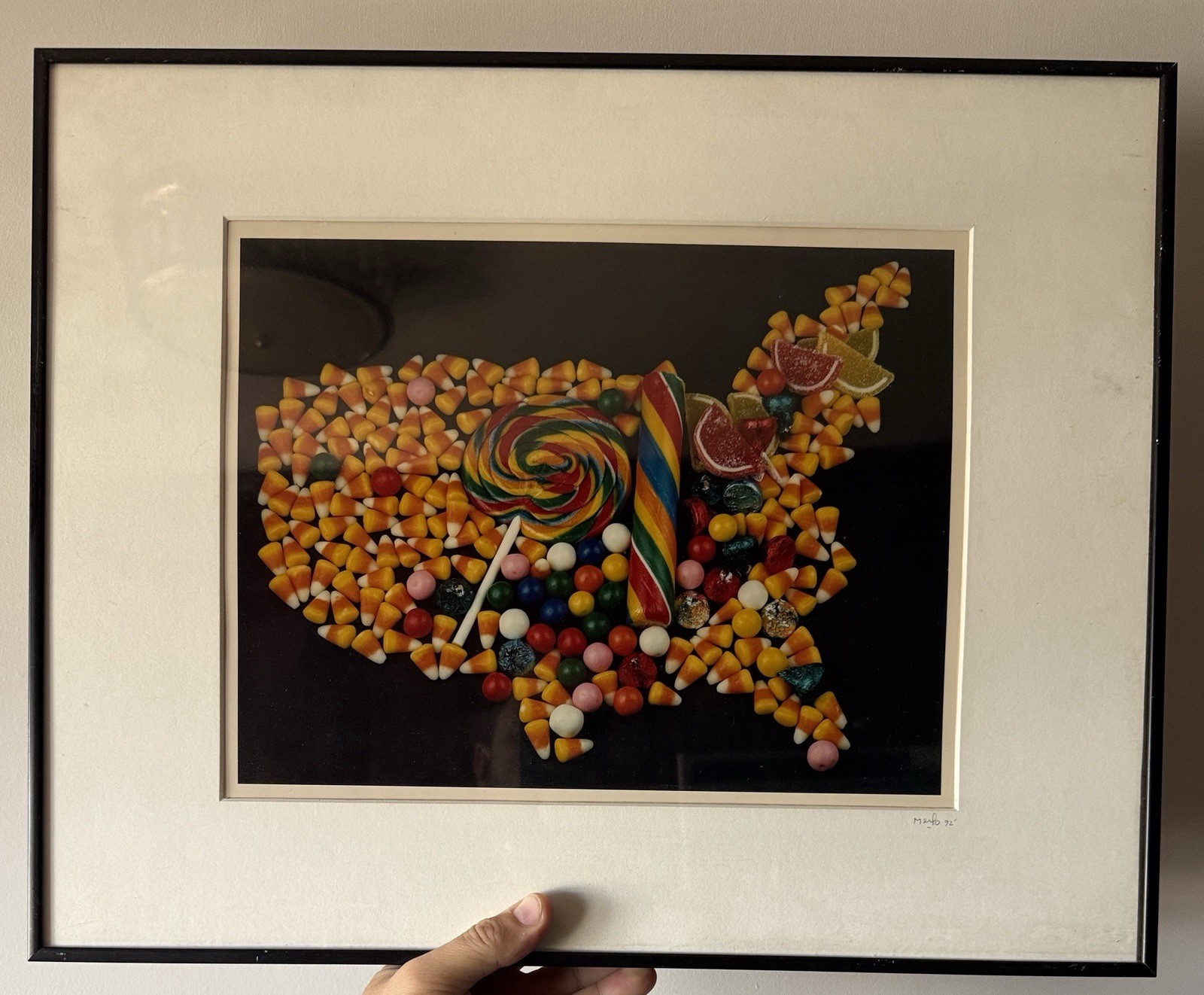 Robert Allen Merlo “America” Vintage Signed Framed Photograph 1982 Art Candy