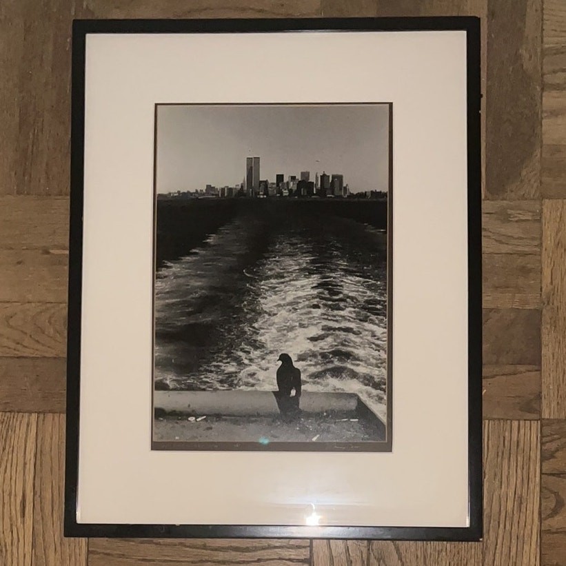 WTC Twin Towers New York City Black & White Photo – Manhattan Skyline – Framed