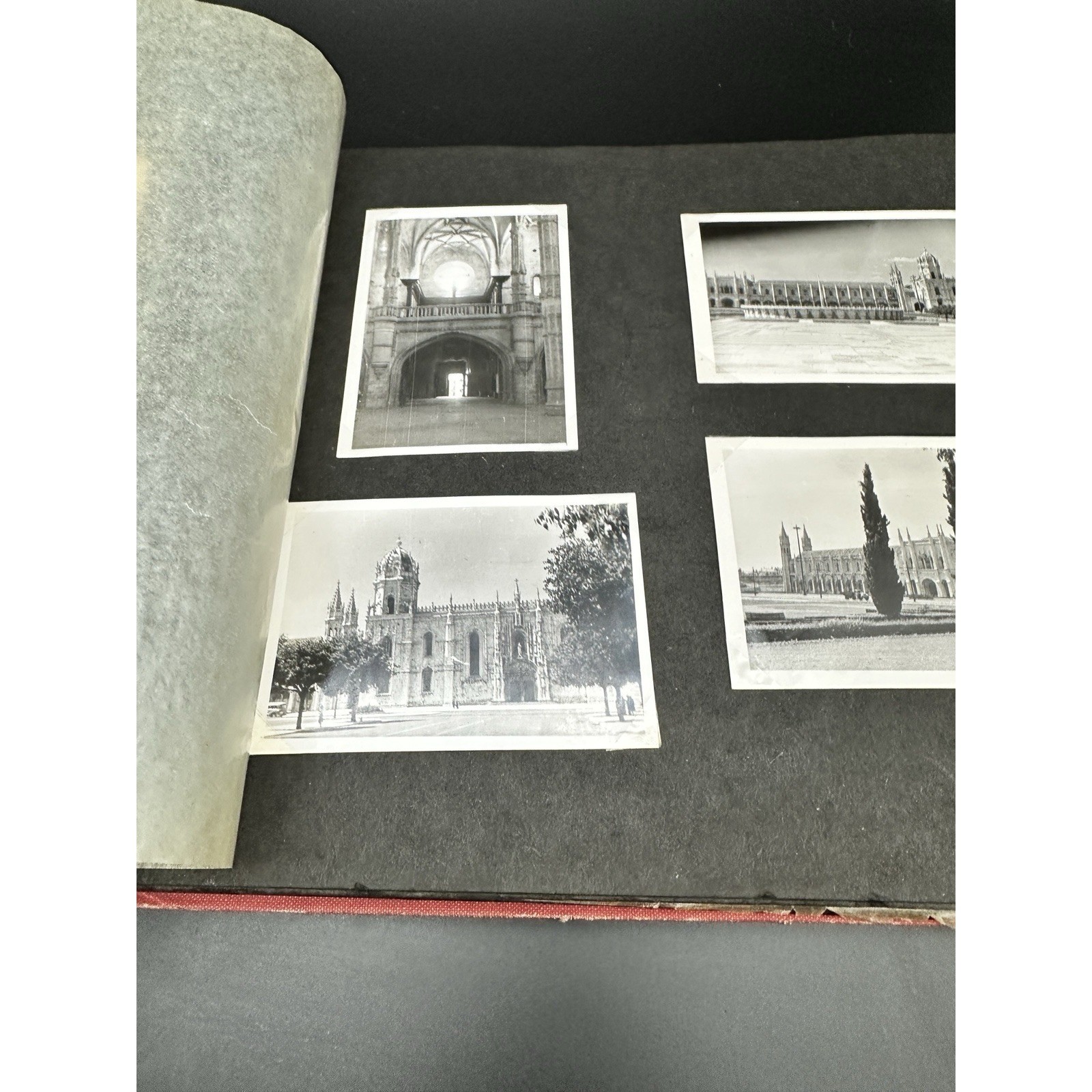 Antique Photo Album 1951 Post War Germany Sweden Portugal Travel Photographs JS