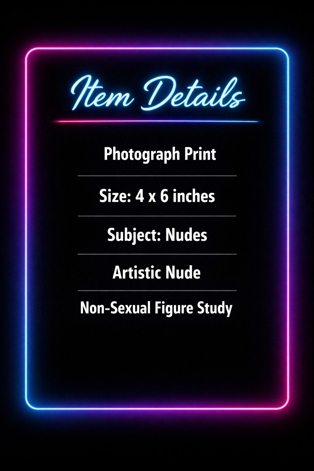 Thirteen 13 Artistic Nude 4×6 Photographs Fine Art Color Prints Female Study