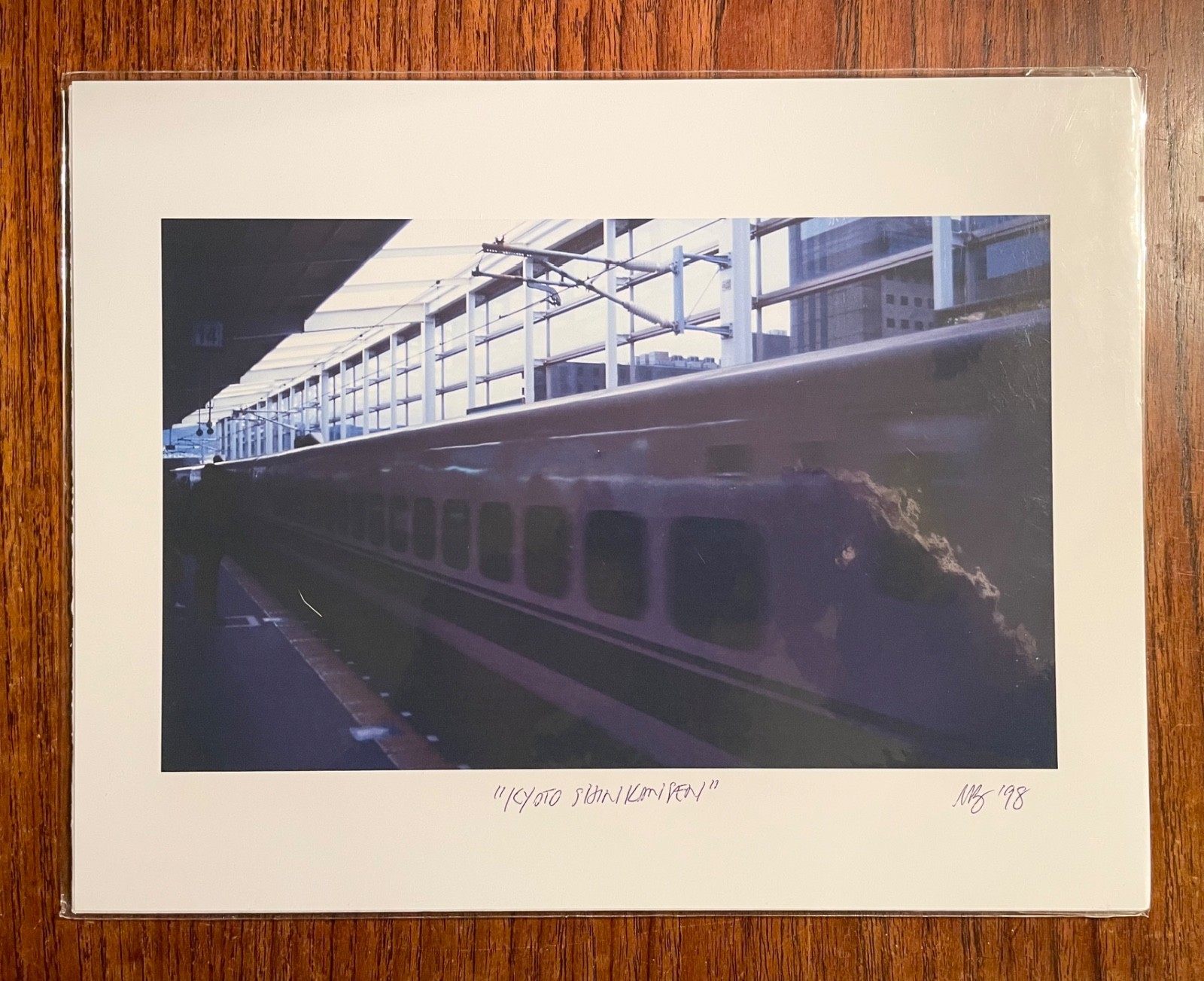 Original photographic print “Kyoto Shinkansen” by Michael Blumenstock