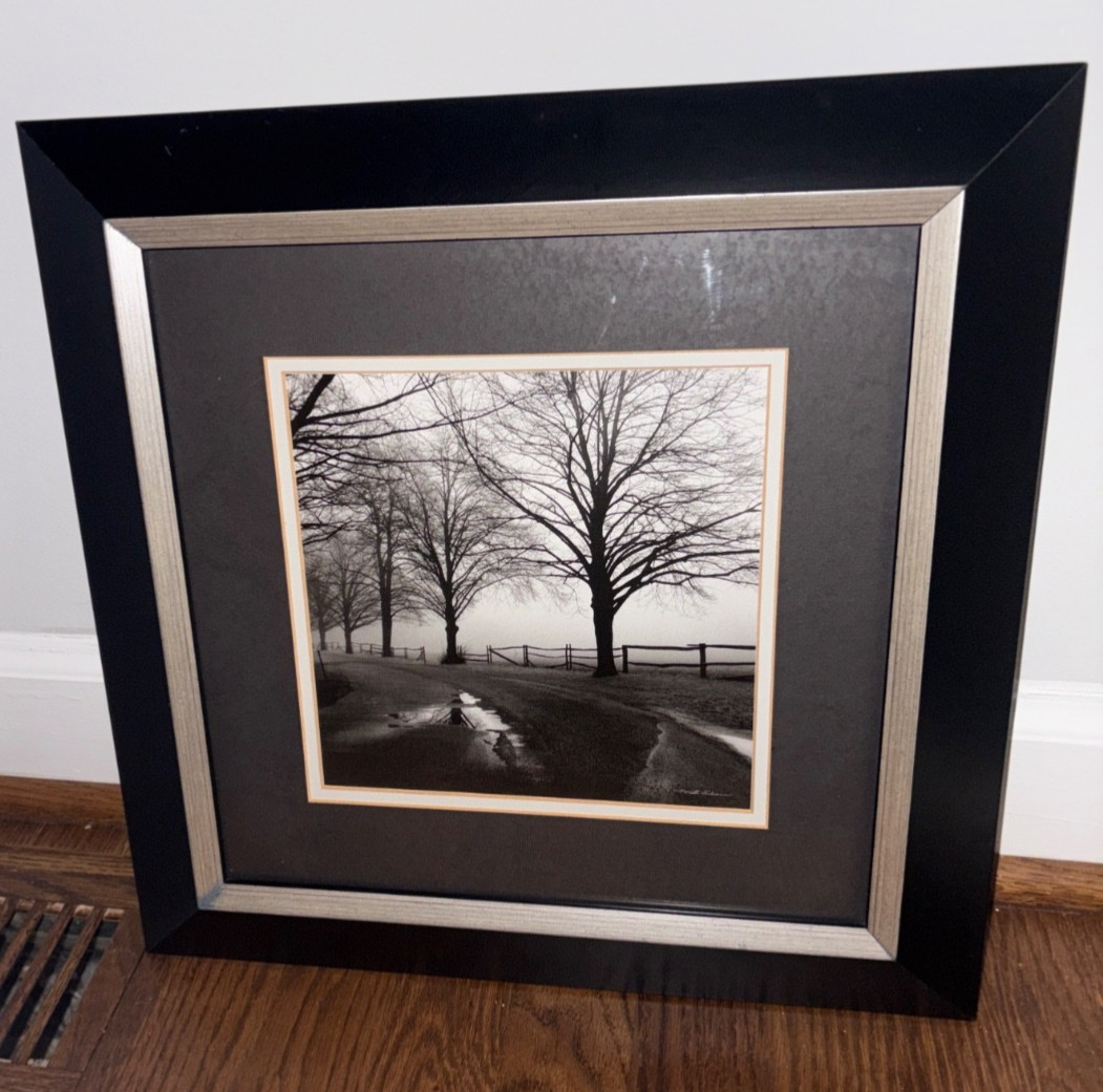 Harold Silverman “after The Rain” Print Black White Photo Matted And Framed