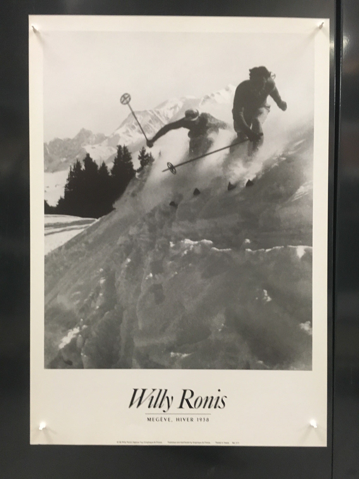 Willy Ronis – Megève, Hiver 1938 – 1988 – Offset