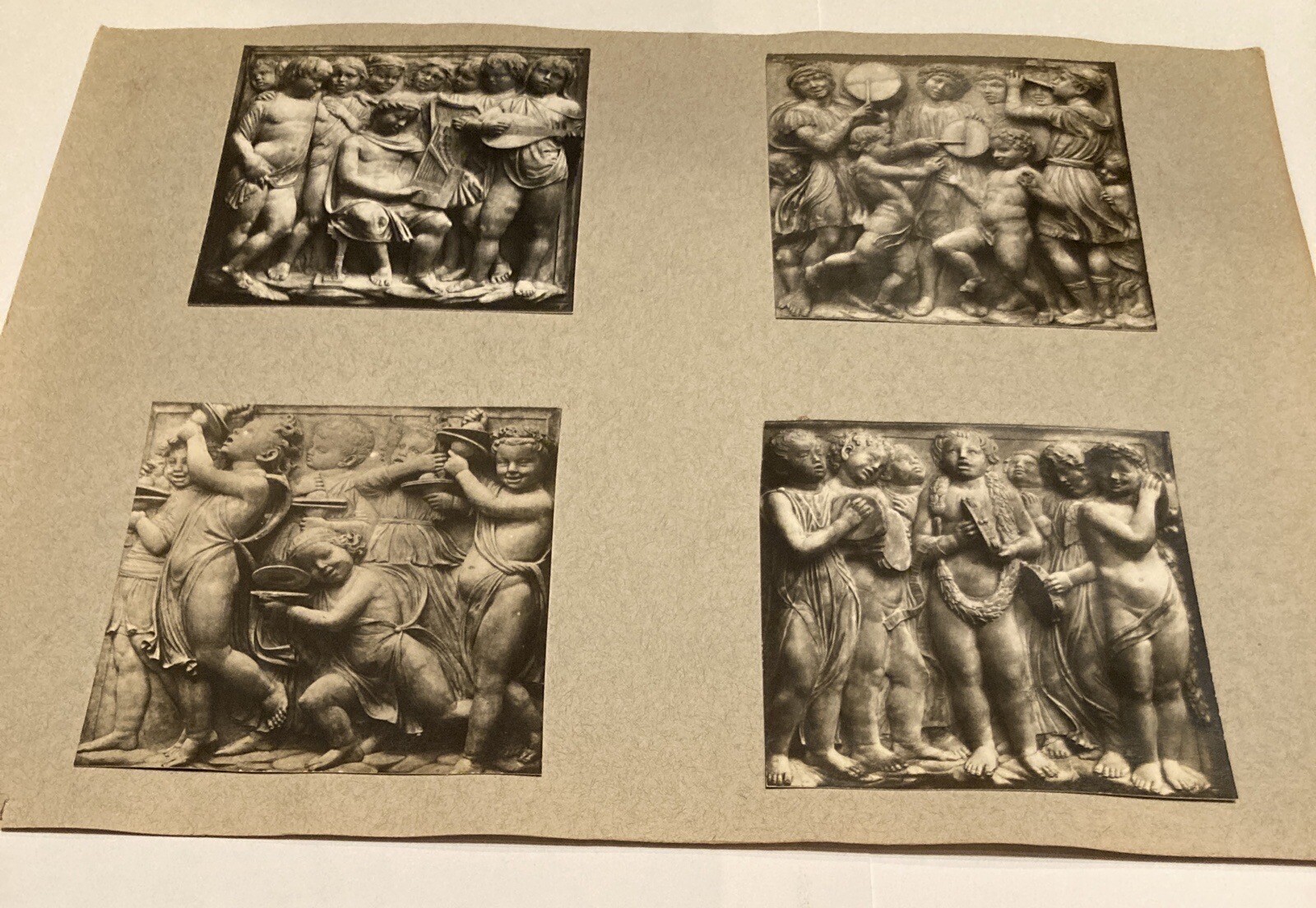 1800s Silver Photographs ITALY Cantoria del DONATELLO & DELLA ROBBIA Brogi Tilli