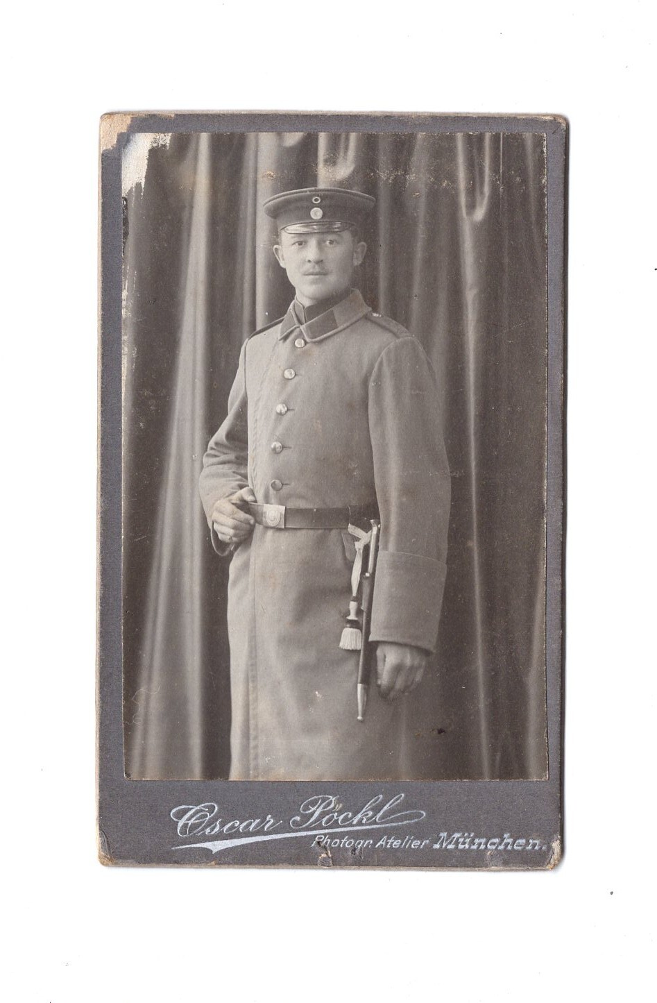 CDV Photo Soldier Munich 1903