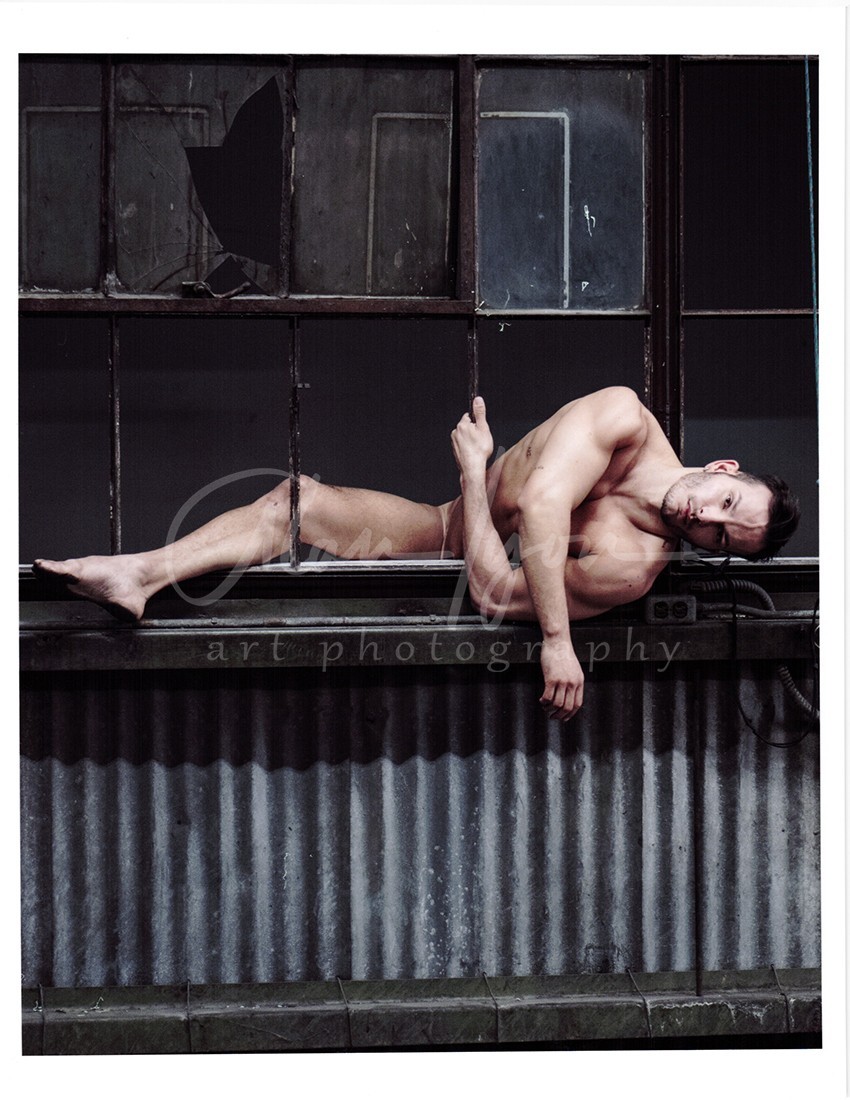 11 X 8.5 Alan Lyon Original Male Photo gay interest (2) Marcellus broken window