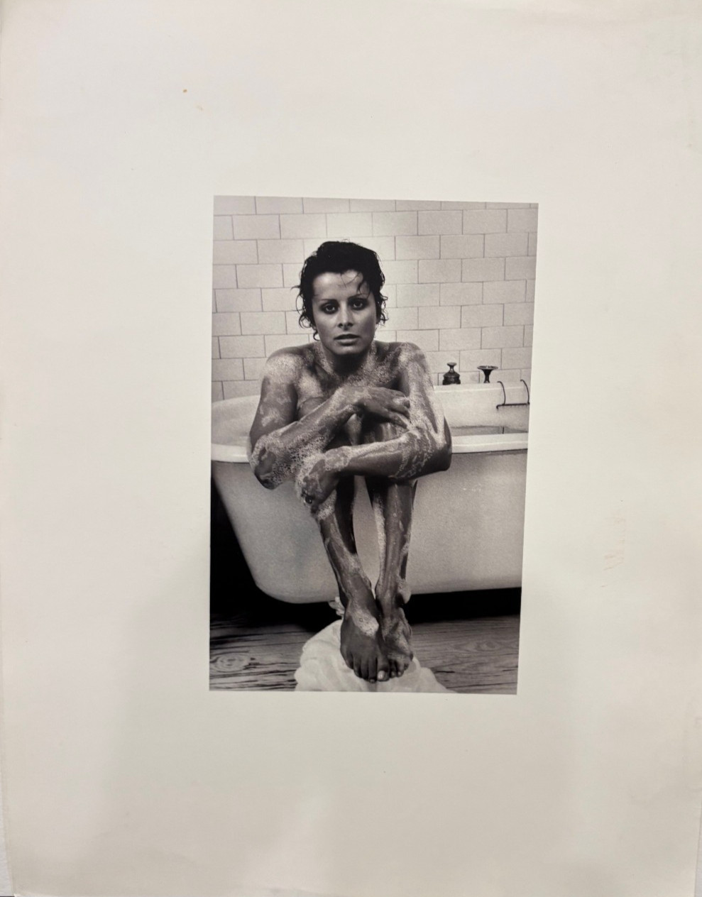 Woman in a Bath Tub-Archival Digital Pigment Print Photograph-80s-Mark Bugzester