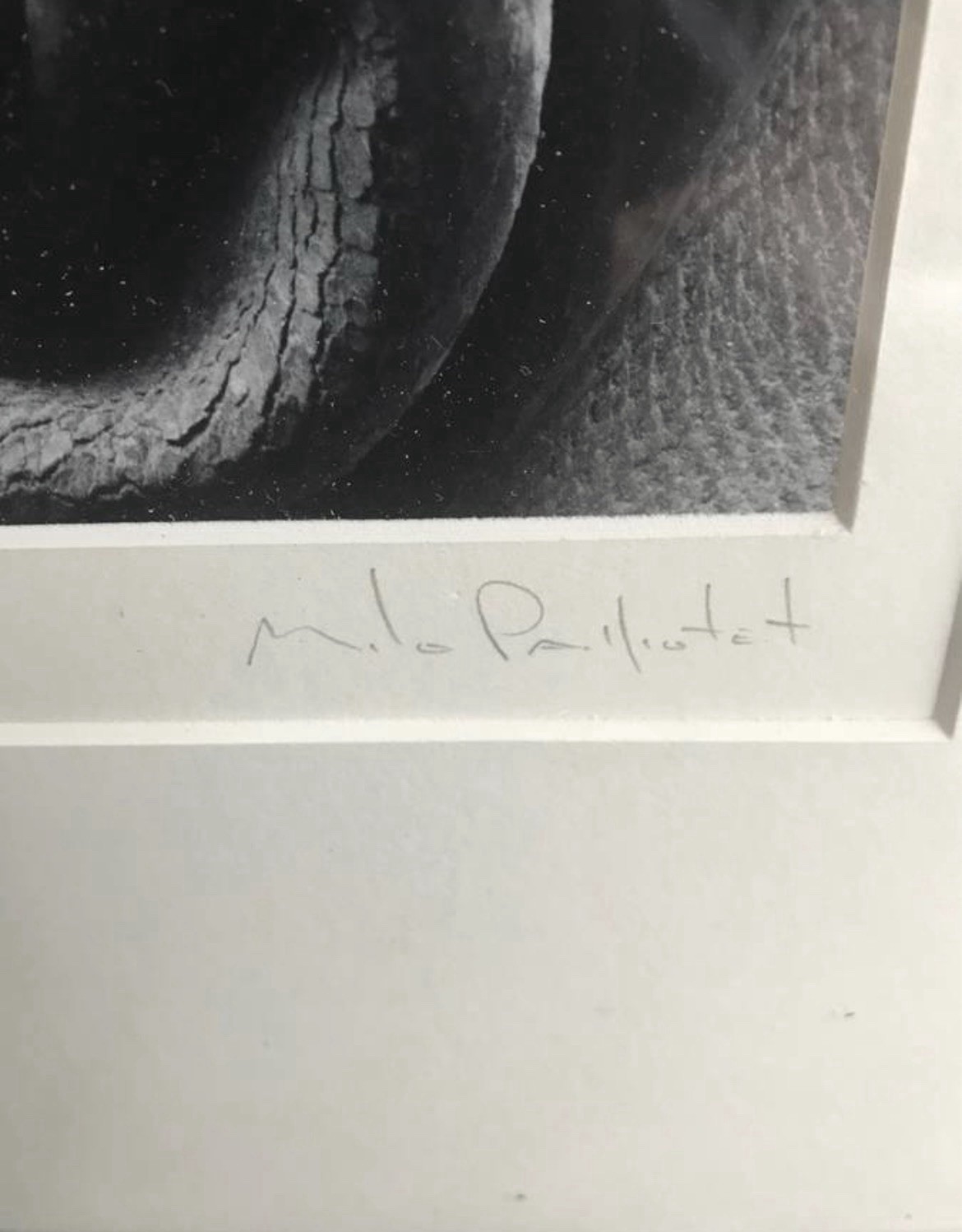 Milo Pailliotet, master photographer, Canada LISTED, pencil signed photo Modern