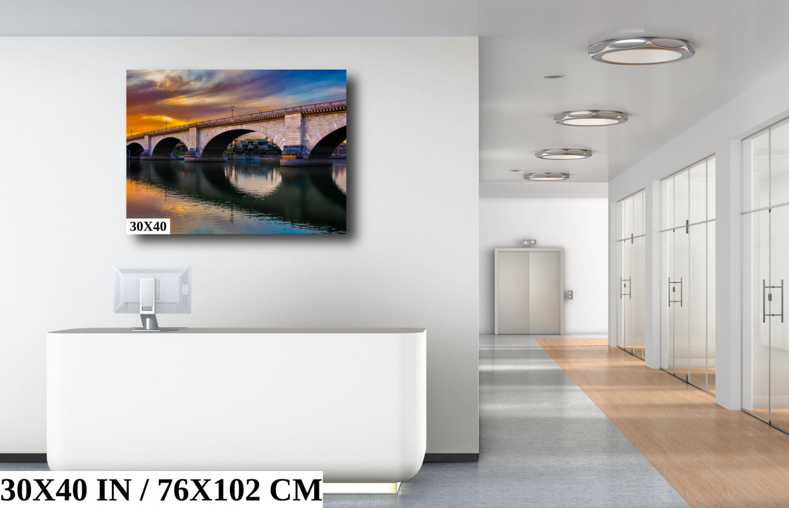 Lakefront Legacy: London Bridge Lake Havasu City Arizona Print