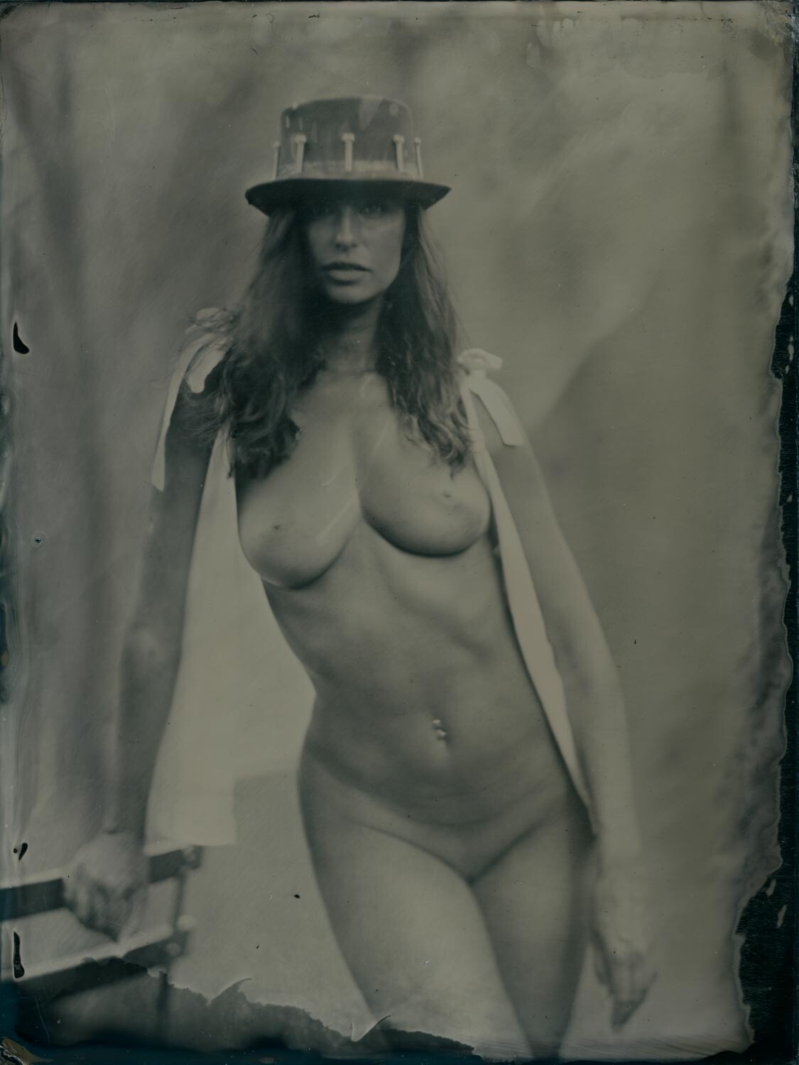 Original ART Nude COLLODION WETPLATE 18x24cm (8×10″) 021
