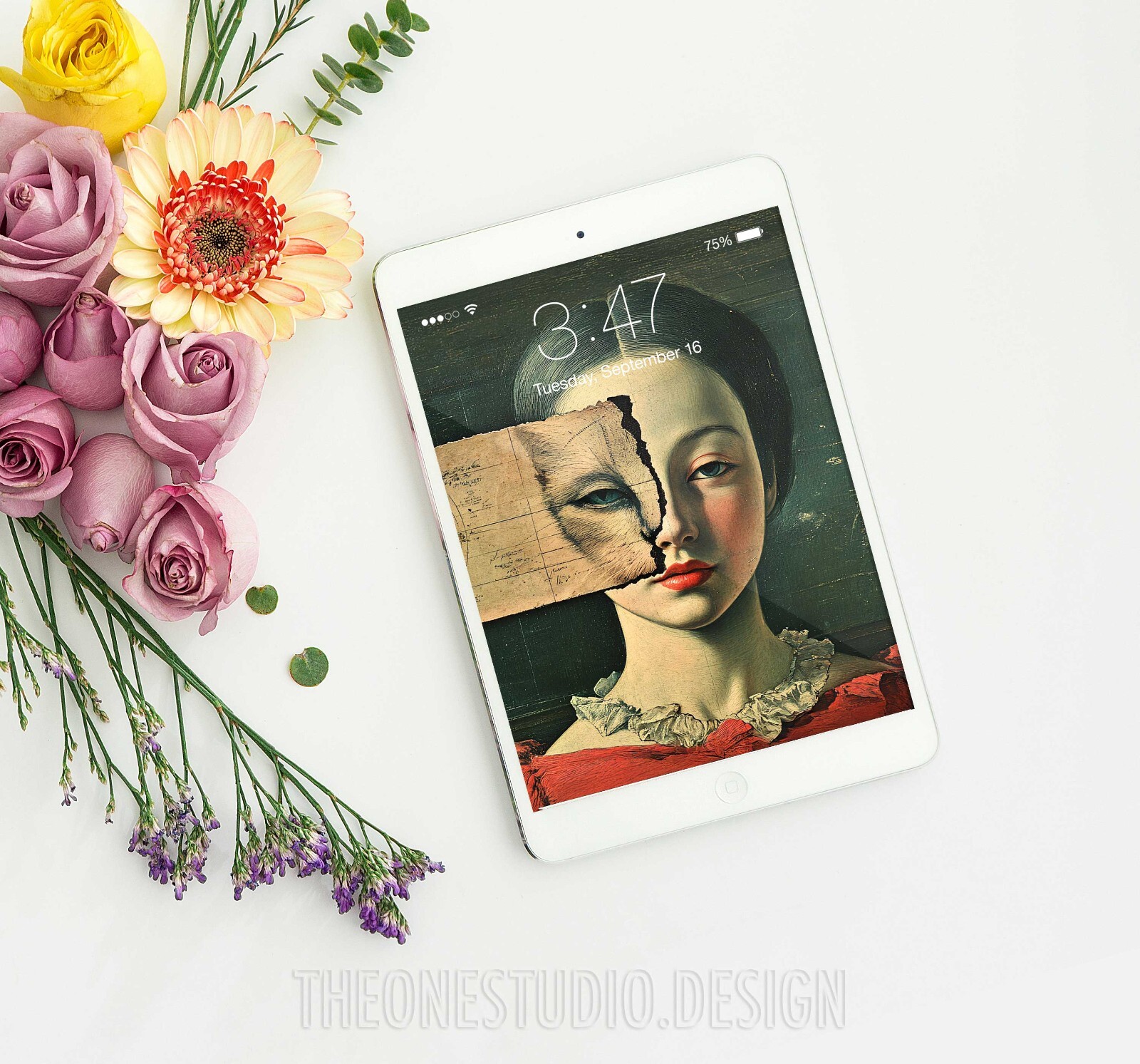 Digital Image Vintage Collage Art Picture Photo Wallpaper Background Desktop