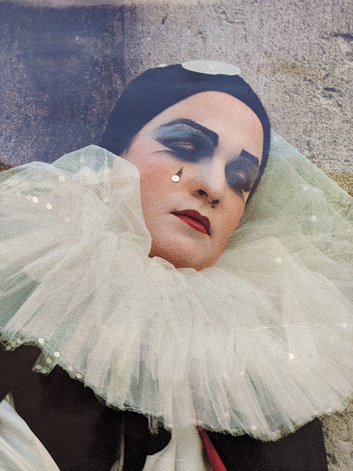 Rare Vintage Original Signed Il Carnevale di Venezia “Pierrot” Poster