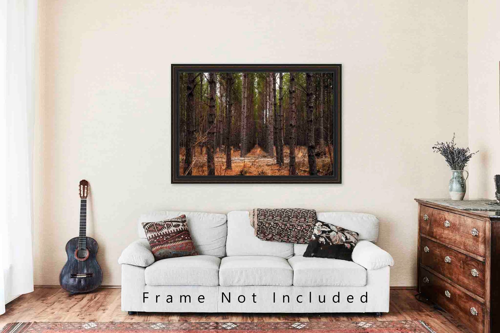 Pine Trees Photography Print: Mississippi Forest Southern Landscape Photo