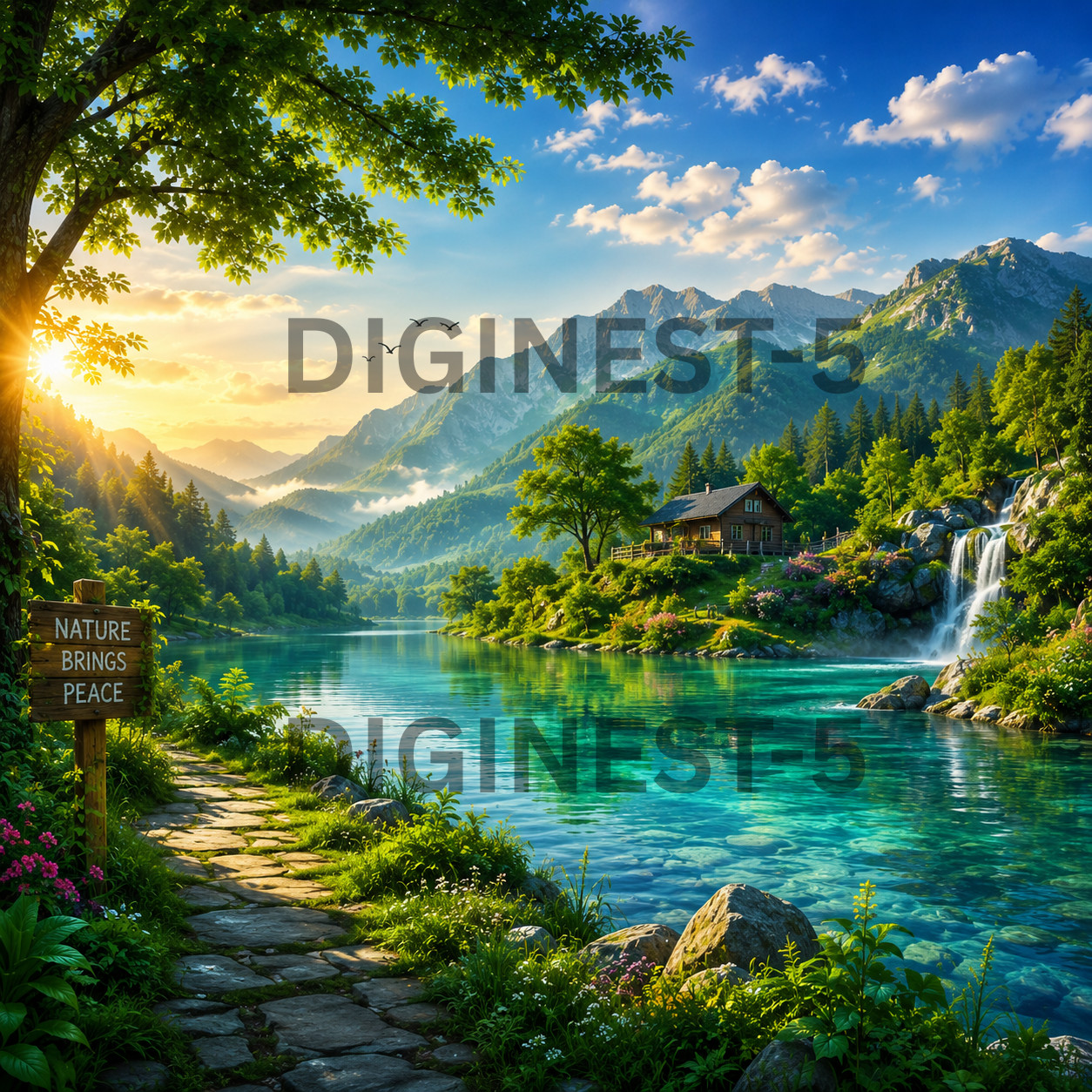 Digital Image Picture Photo Wallpaper Background Desktop AI Art Sample Product