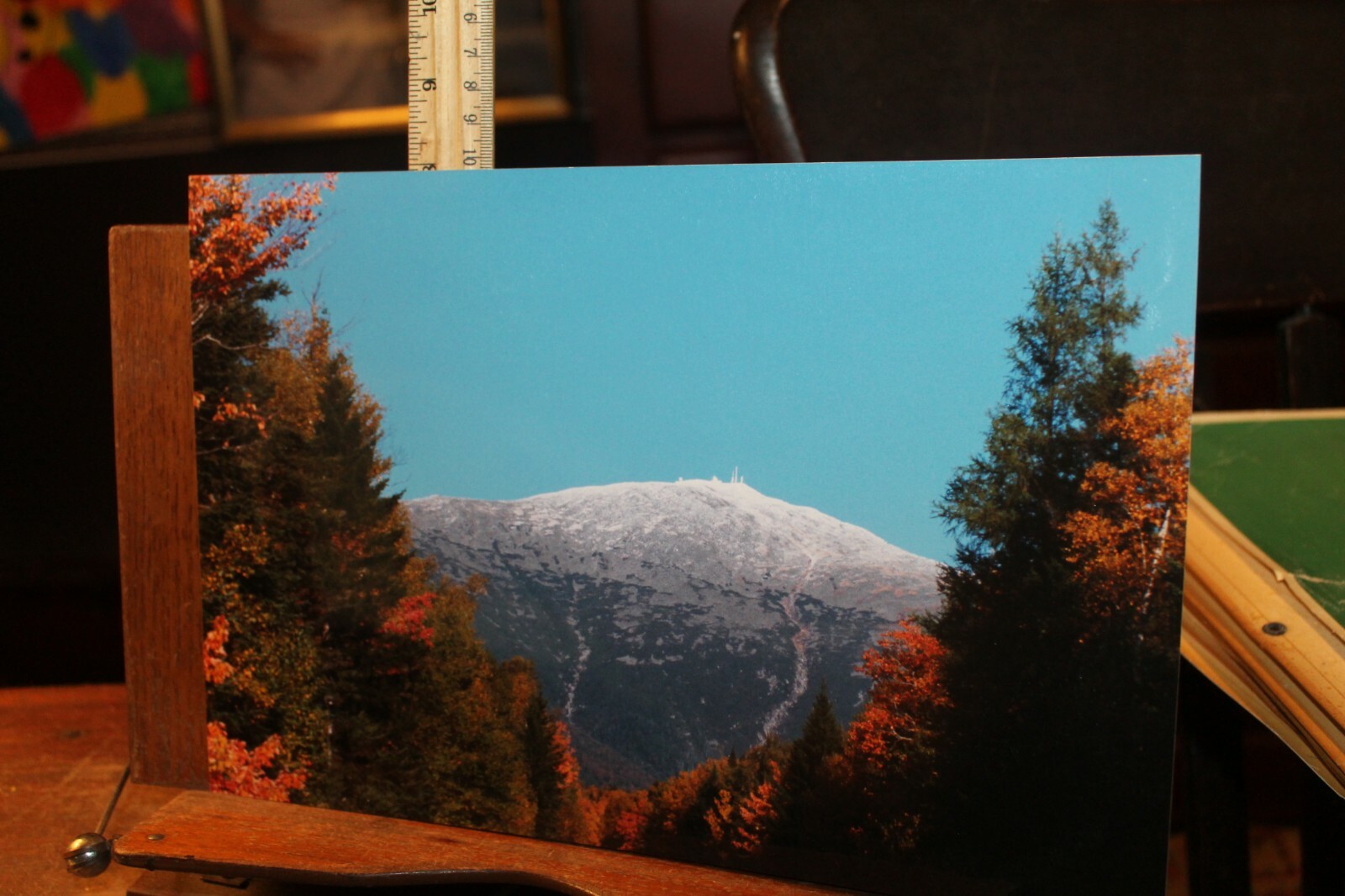 Vintage Signed 8×12 Photo W. Beebe East Tennessee Mountain Snow
