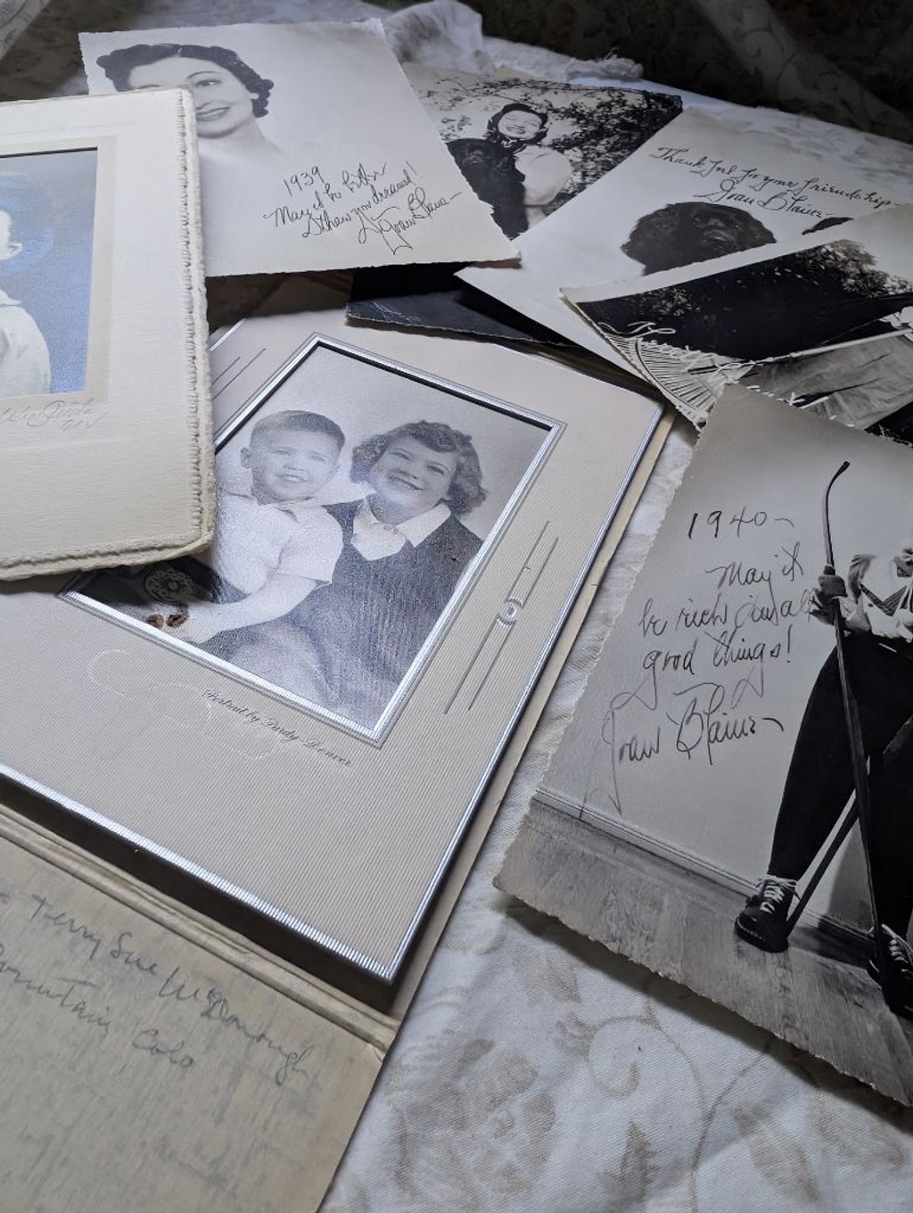Vintage lot of autographed photos 30’s-40’s signed