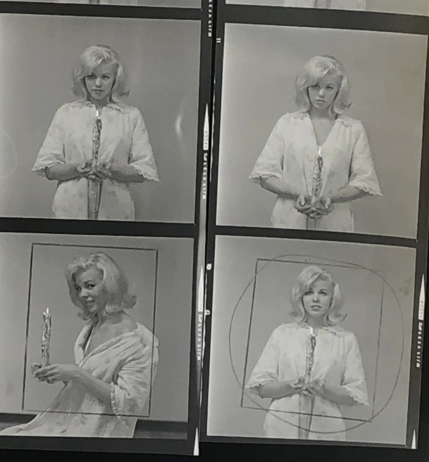 NEWLY FOUND! Hendrickson PHOTO Contact Sheet Proof & Negatives CUTE BLONDE