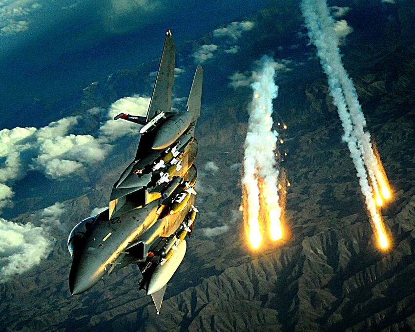 New Photo: F-15E Strike Eagle over Afganistan, 391st Fighter Squadron – 6 Sizes!