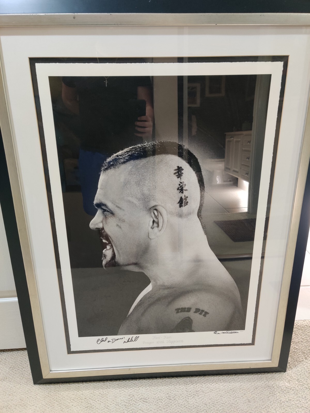Chuck “Iceman” Liddell Autographed Fine Art “KOLI-KAN” By Eric Williams #2/25