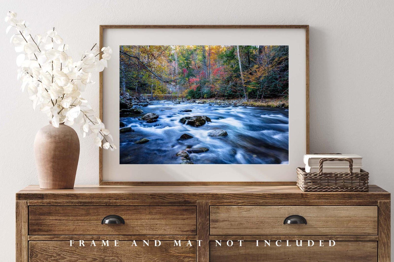 Great Smoky Mountains Photography Print – Laurel Creek on Fall Day in Tennessee
