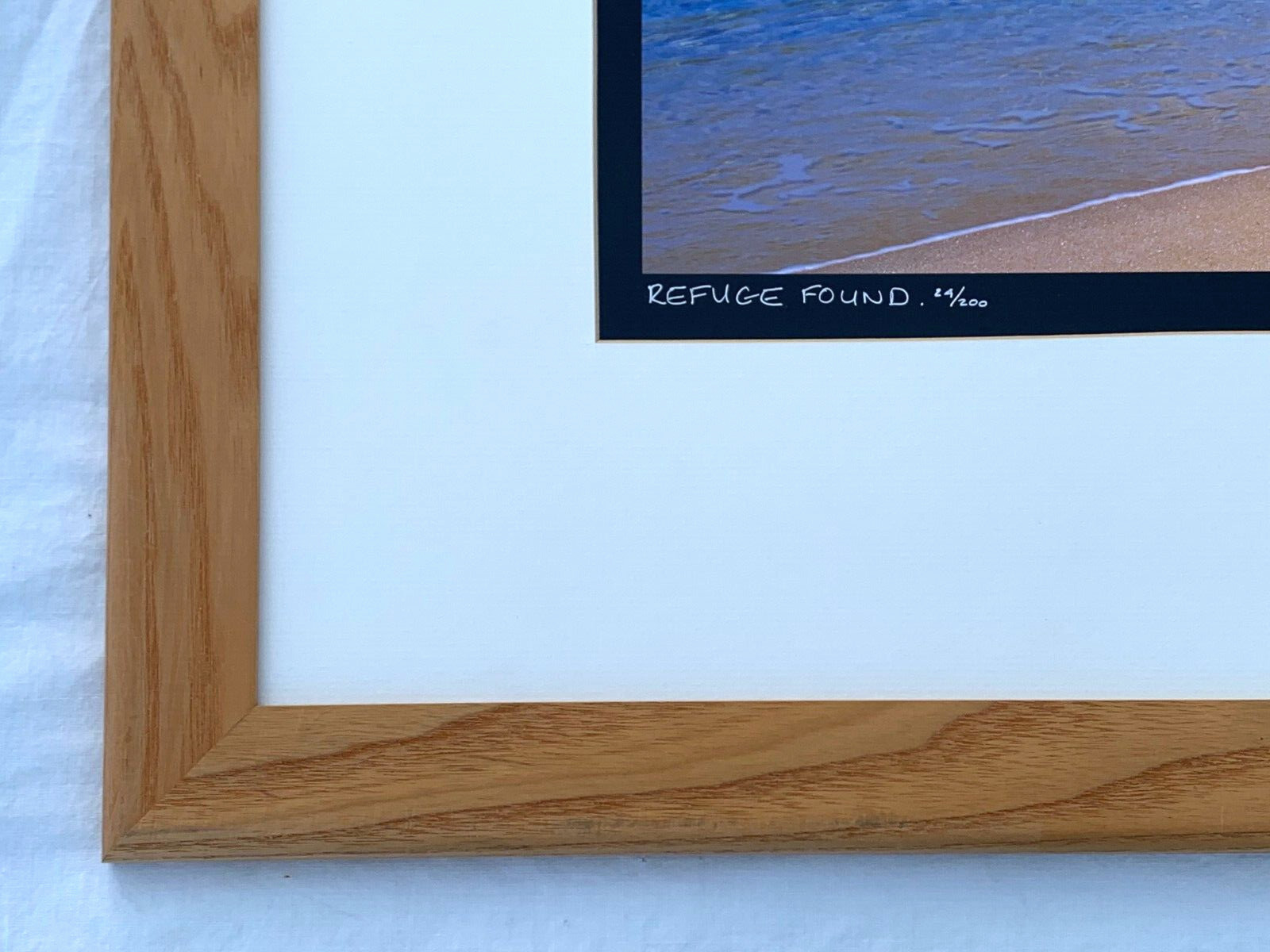 LARGE KEN DUNCAN SIGNED PANORAMIC PHOTOGRAPH REFUGE FOUND SEASCAPE AUSTRALIA COA