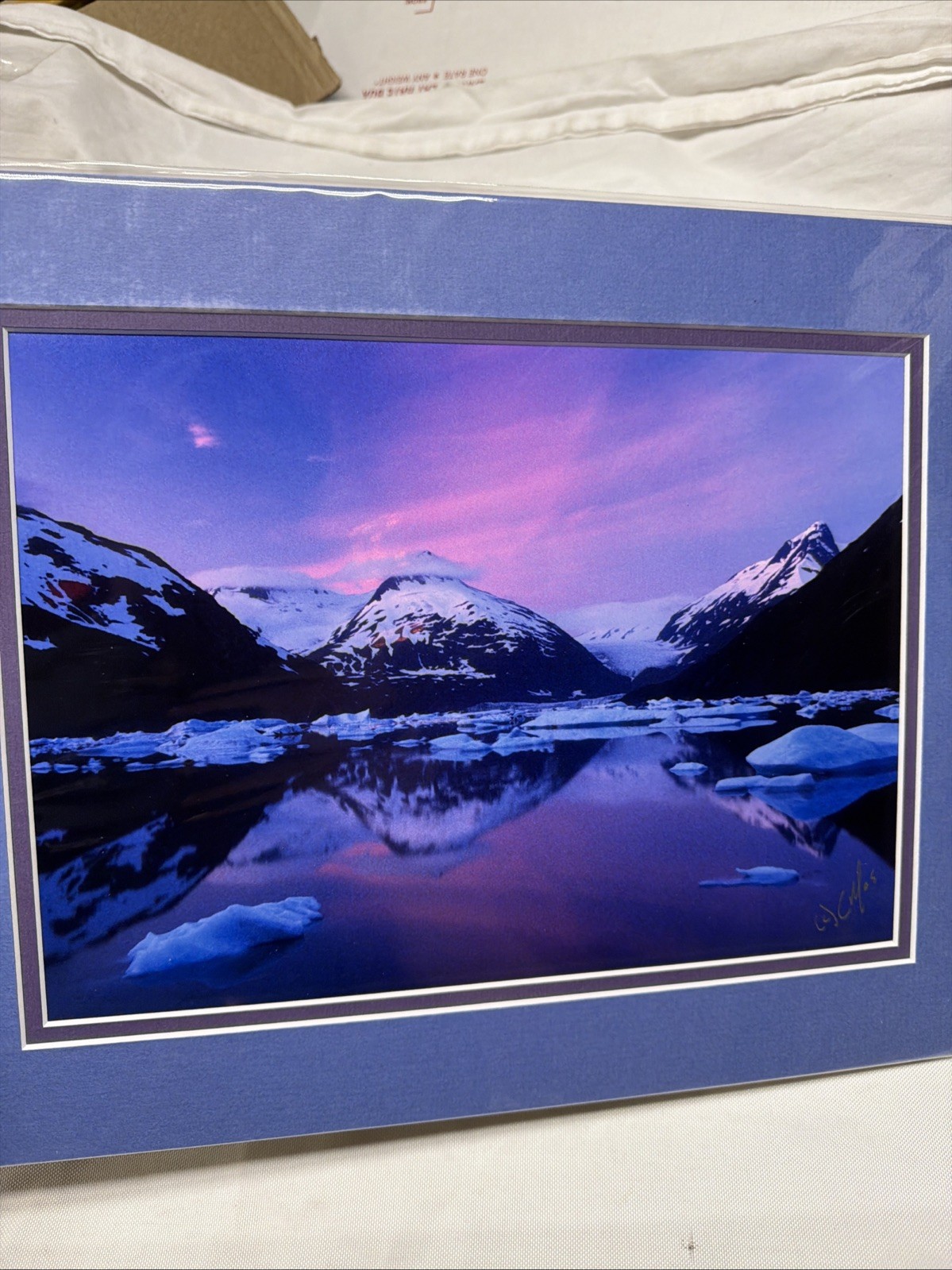 Portage Lake In Alaska A Hand Signed Print By Carlos Rojas