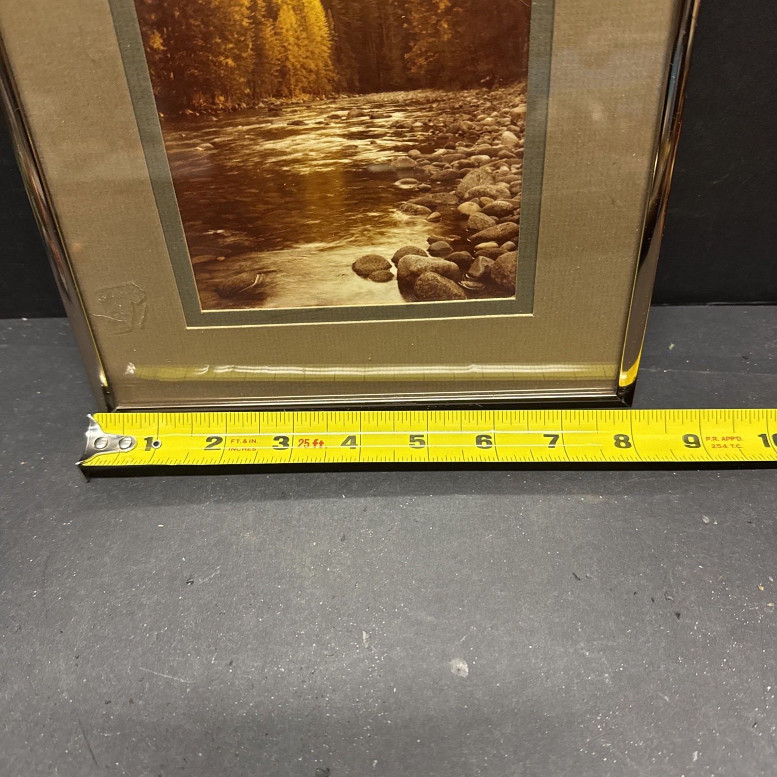 WILLIAM PLANTE – 1980 “ICICLE CREEK” VINTAGE PHOTOGRAPH Washington Matted Framed